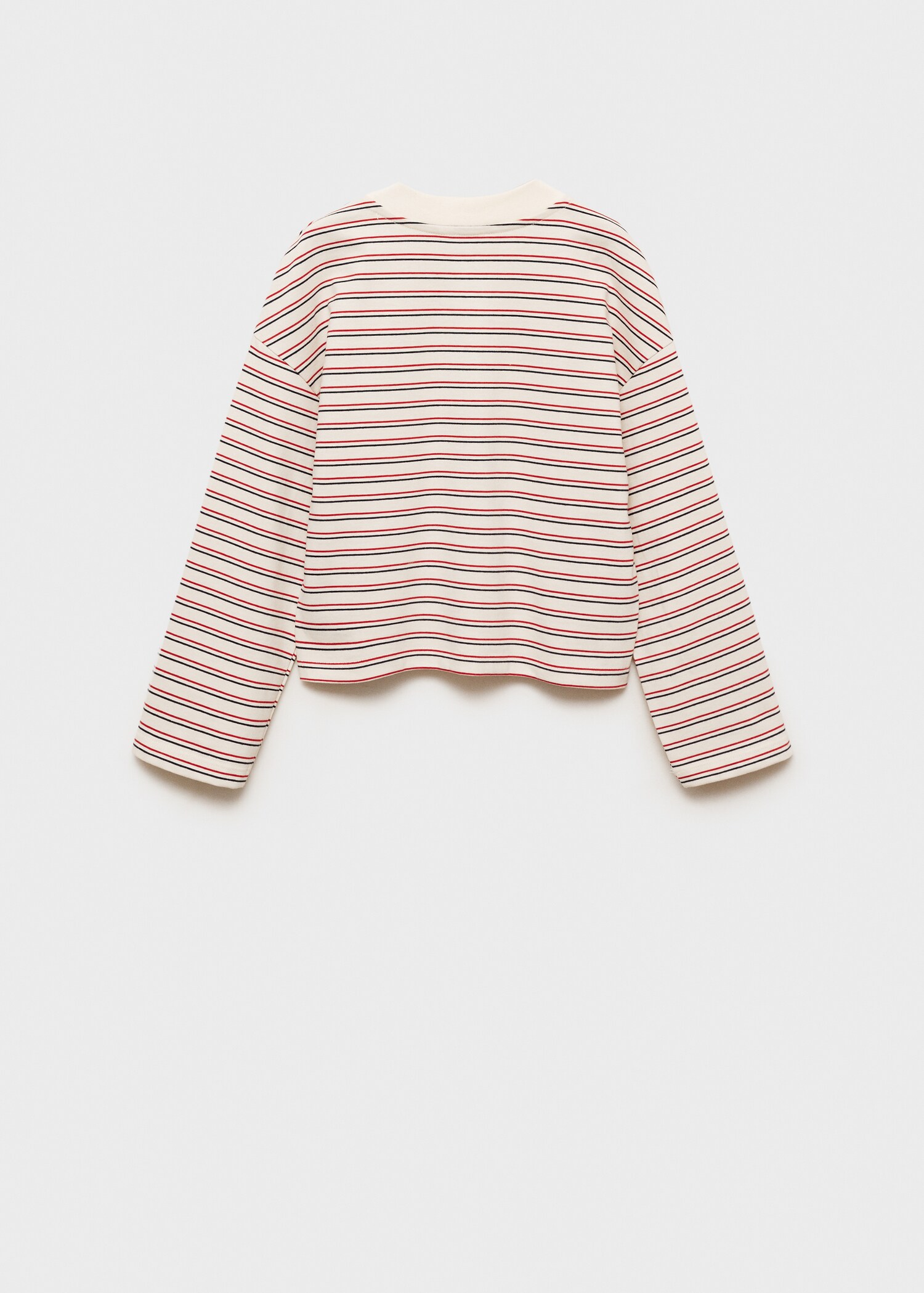 Striped print T-shirt - Reverse of the article