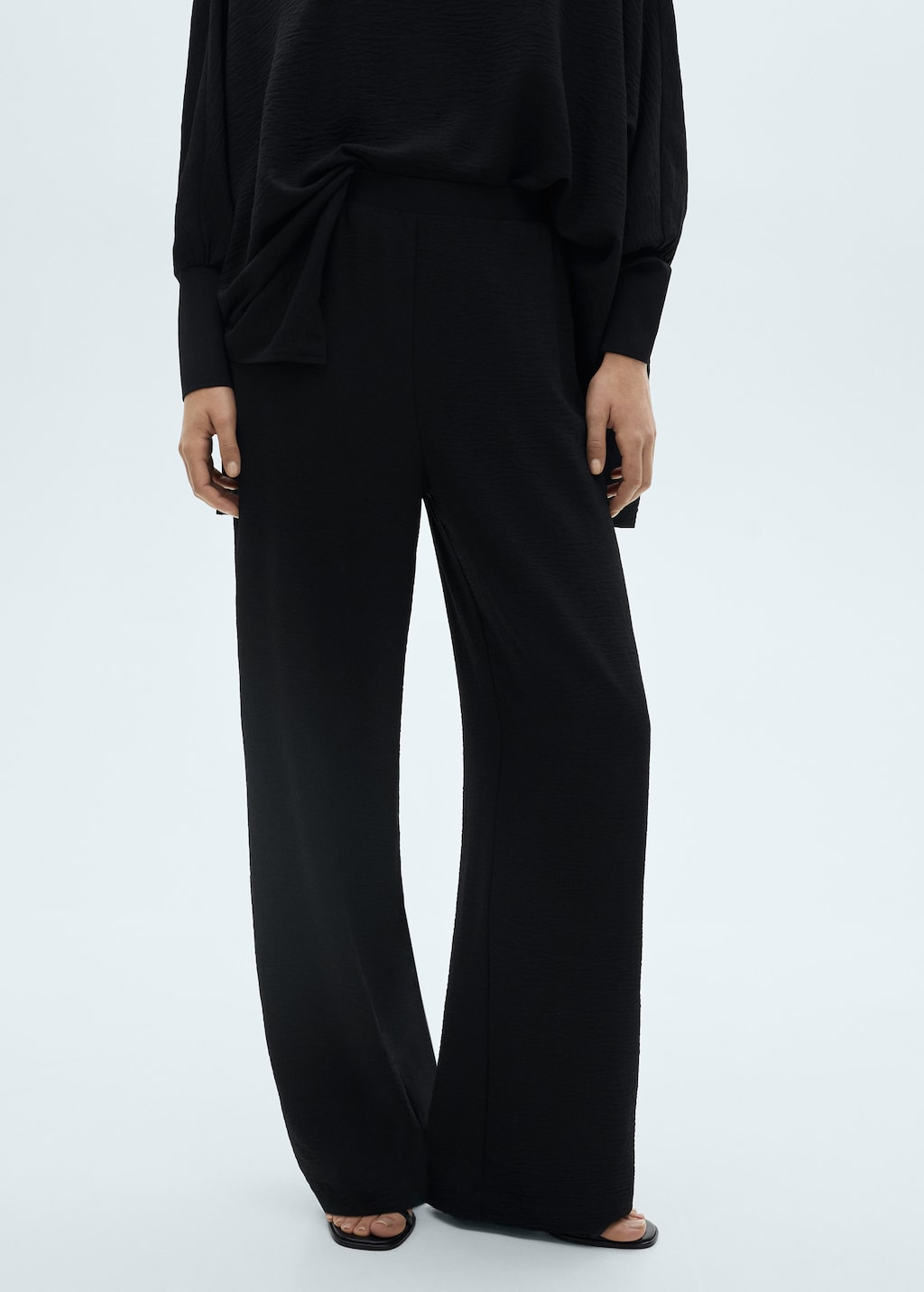 Straight knitted trousers - Women | MANGO USA Straight knitted trousers - Women | MANGO USA