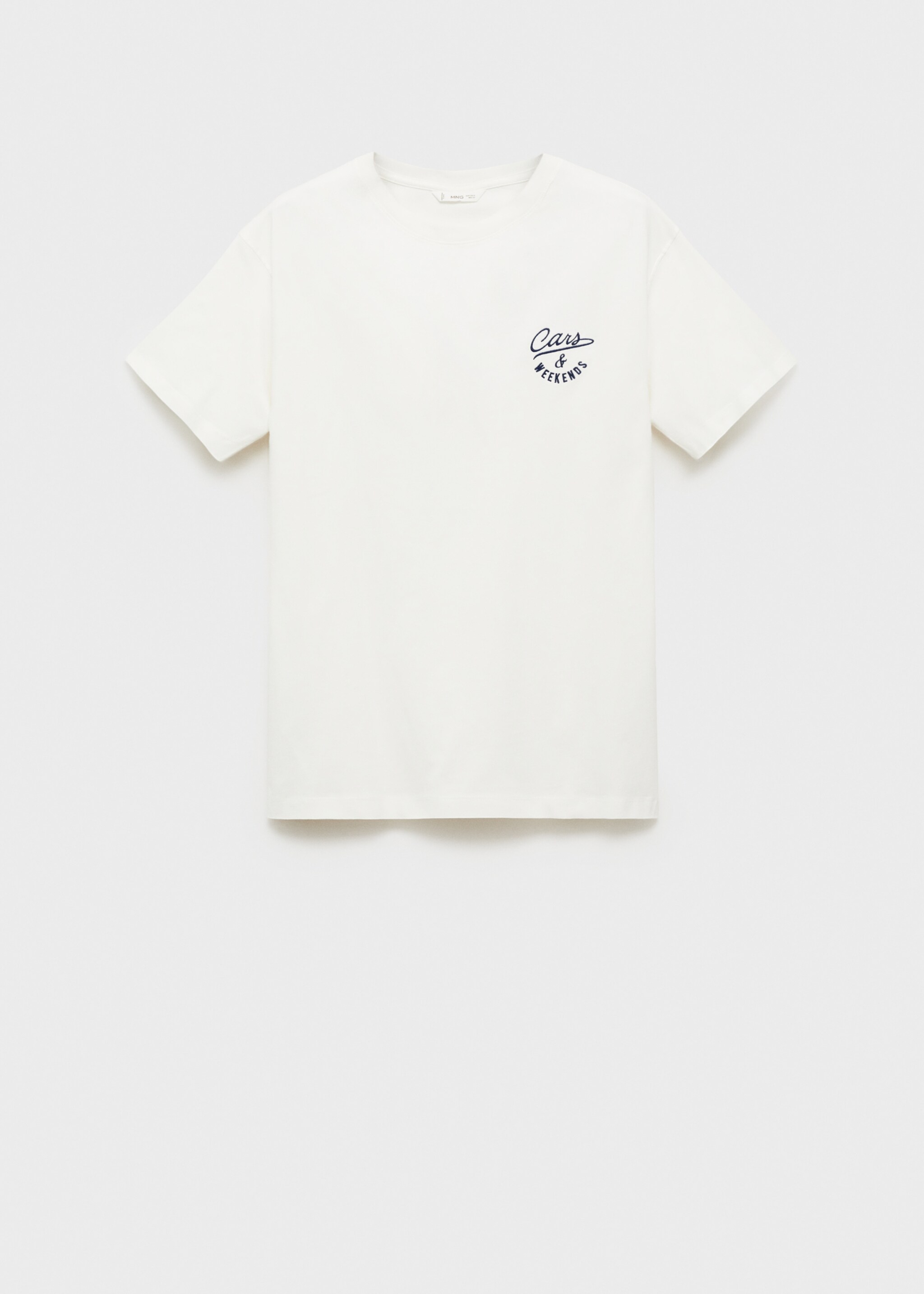Printed cotton-blend T-shirt - Article without model