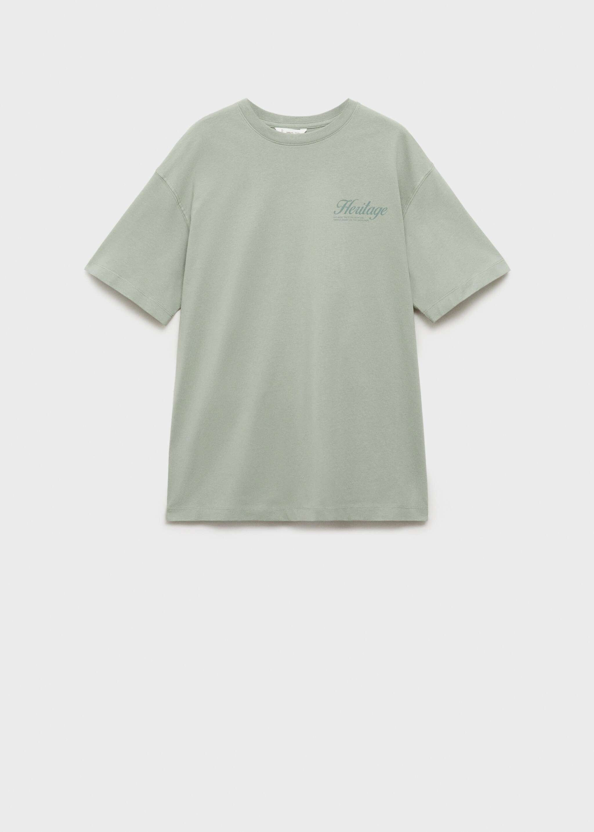 Printed cotton-blend T-shirt - Article without model