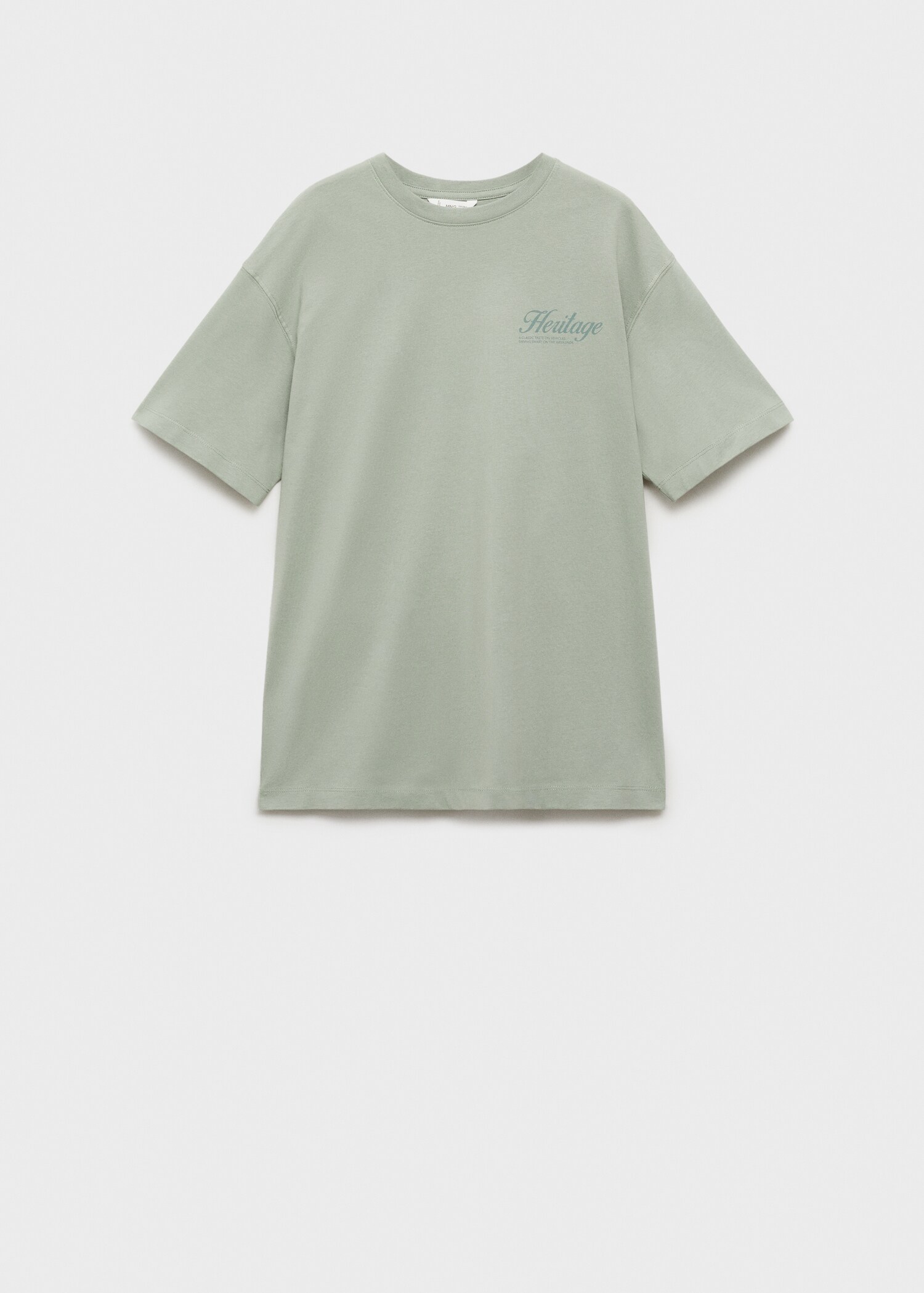Printed cotton-blend T-shirt - Article without model