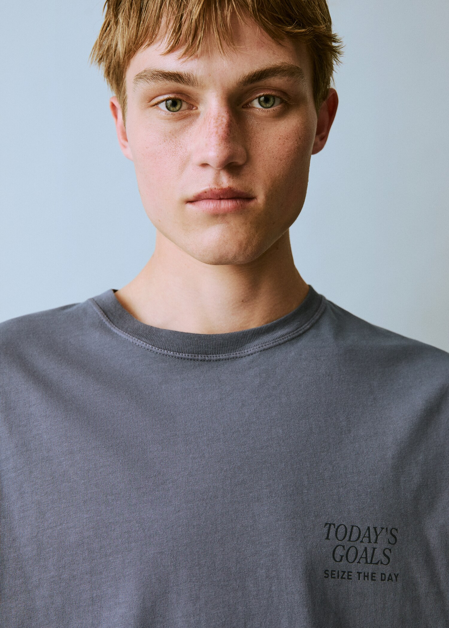 Printed cotton-blend t-shirt - Details of the article 1