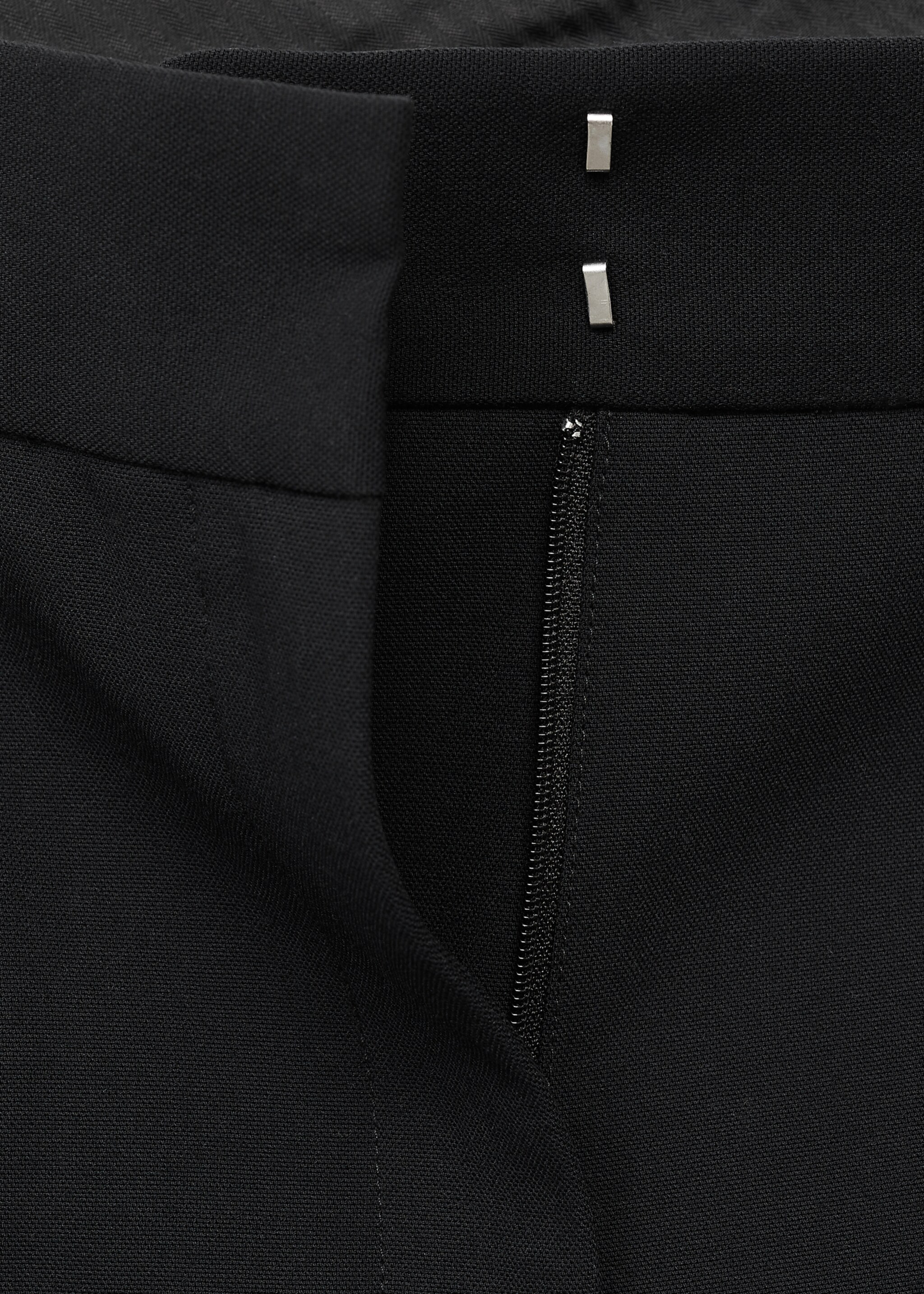 Straight-fit pleated trousers - Details of the article 0