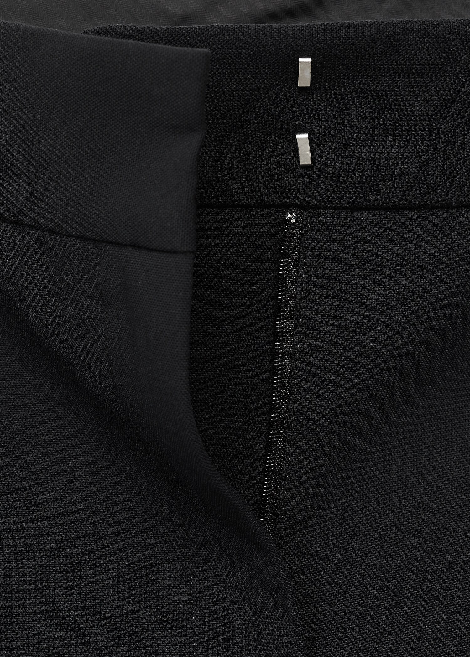 Straight-fit pleated trousers - Details of the article 0
