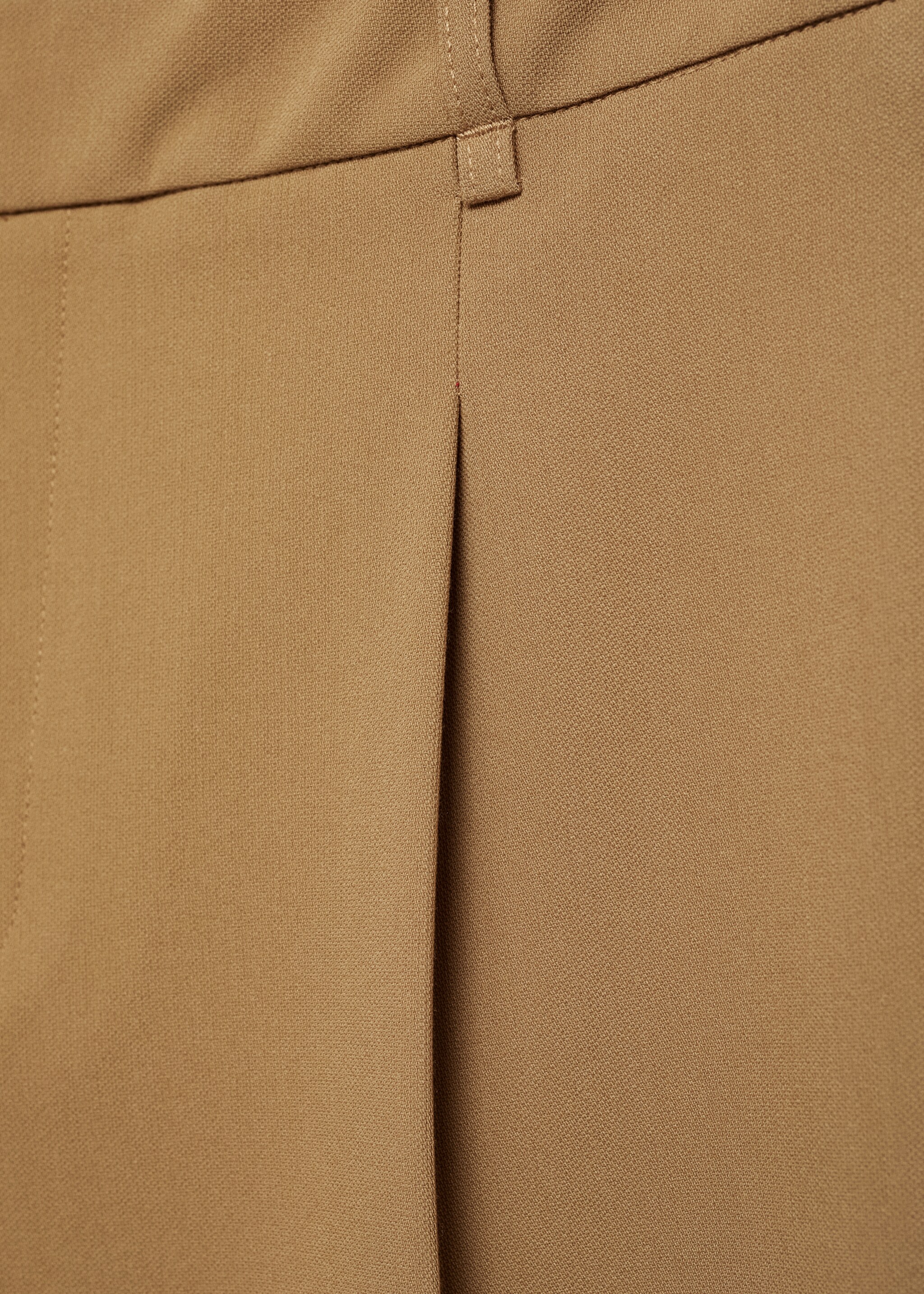Straight-fit pleated trousers - Details of the article 0