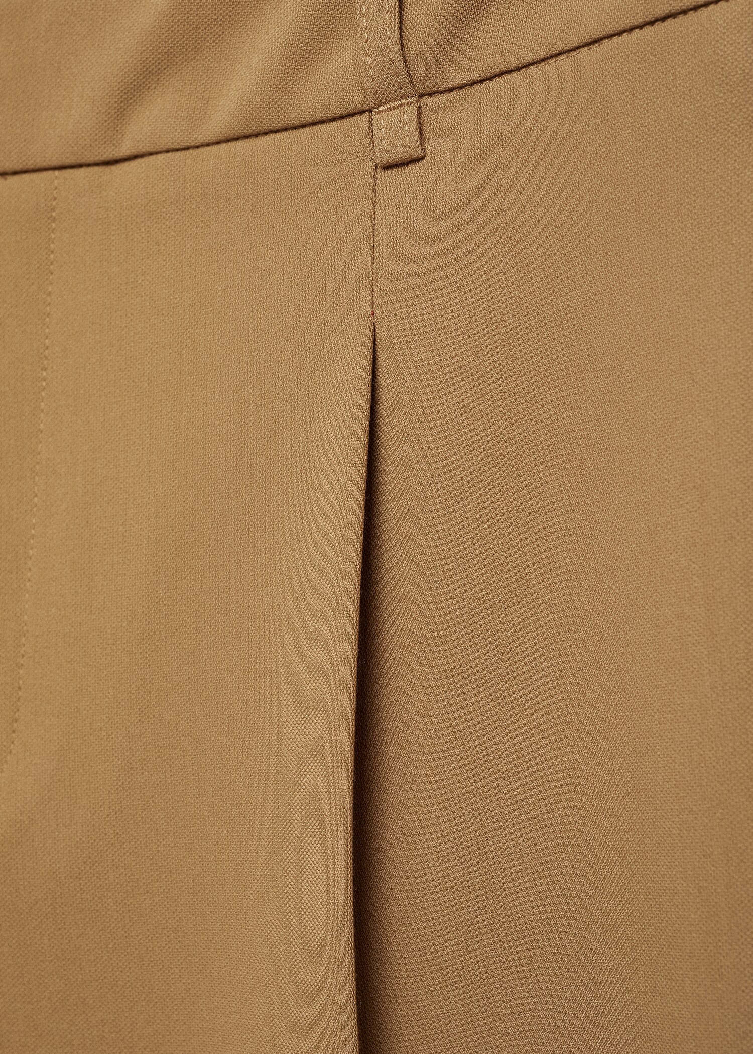 Straight-fit pleated trousers - Details of the article 0