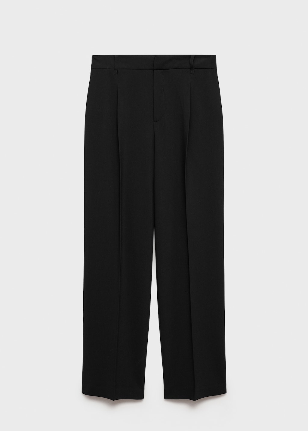 Thumbnail of Straight-fit pleated trousers - Medium Brown