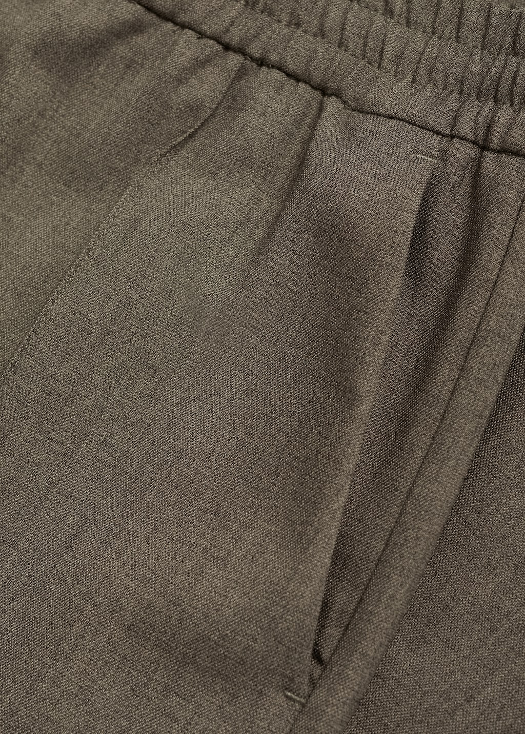 Wide leg pants with elastic waist