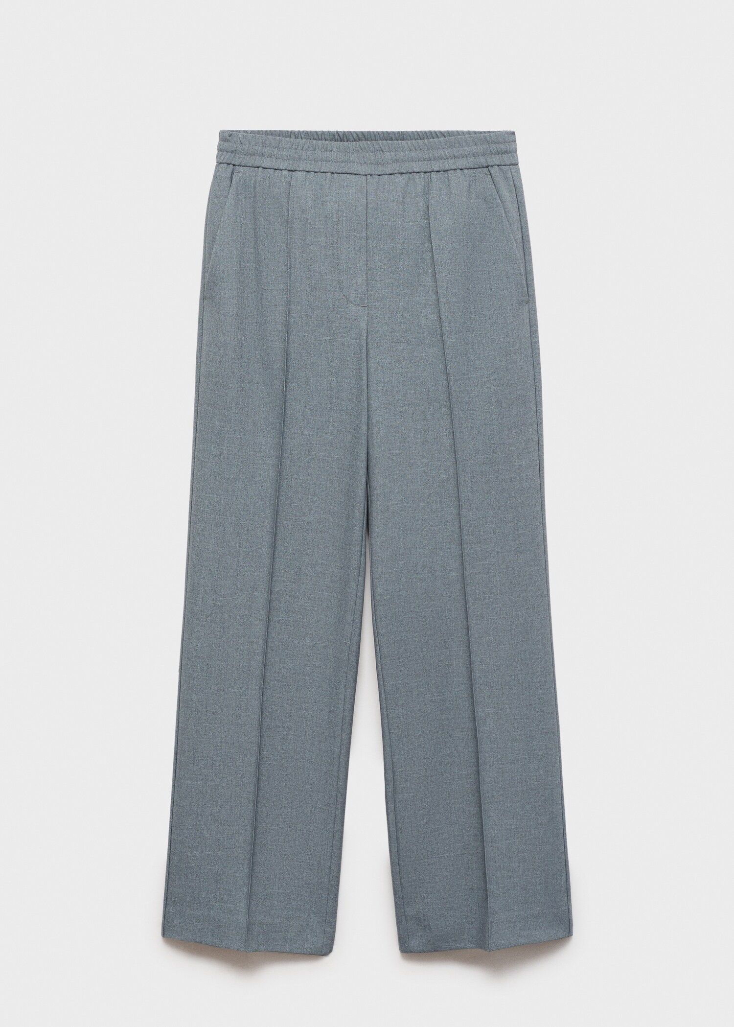 Wideleg trousers with elastic waist - Article without model