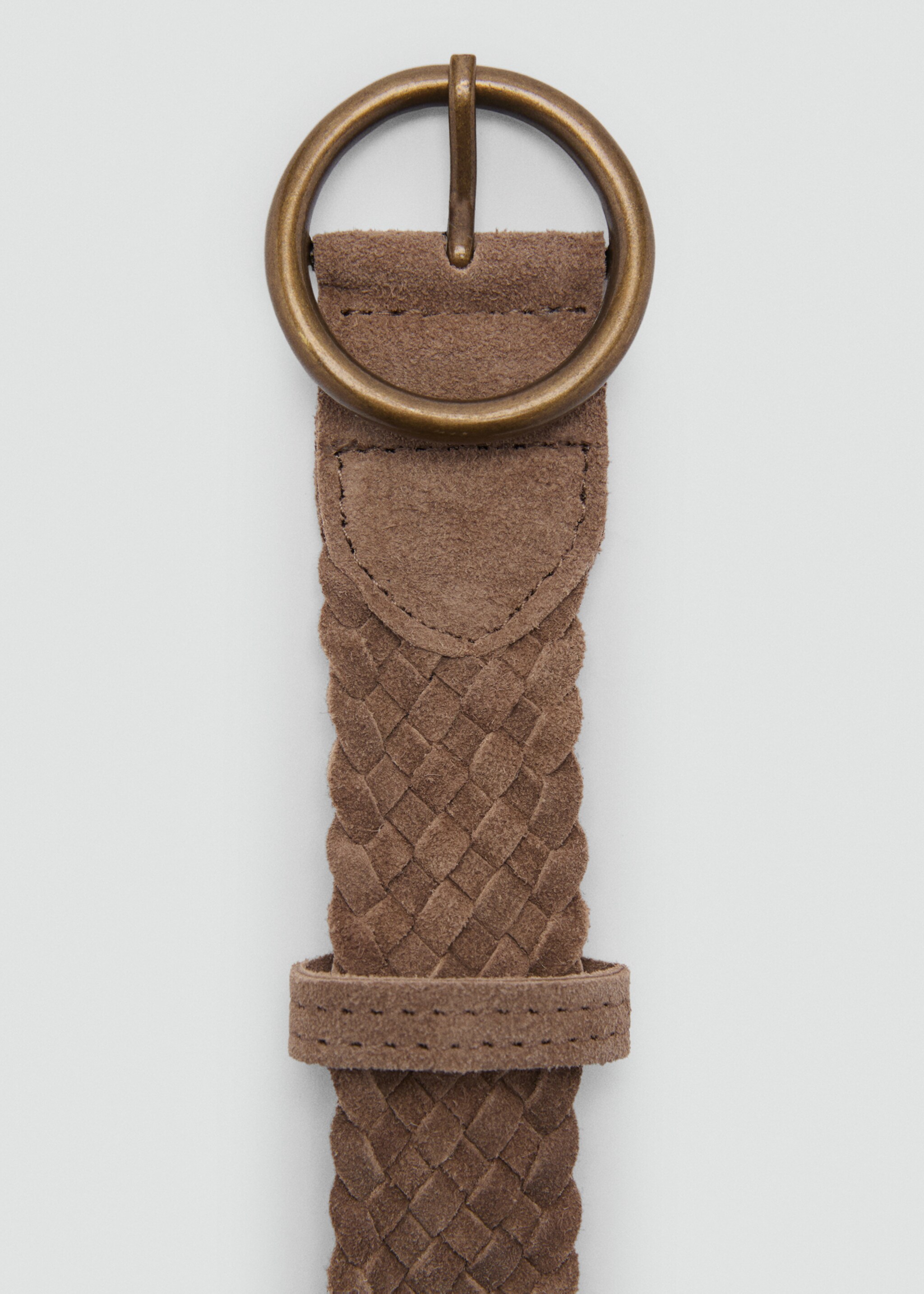 Braided suede belt - Details of the article 1