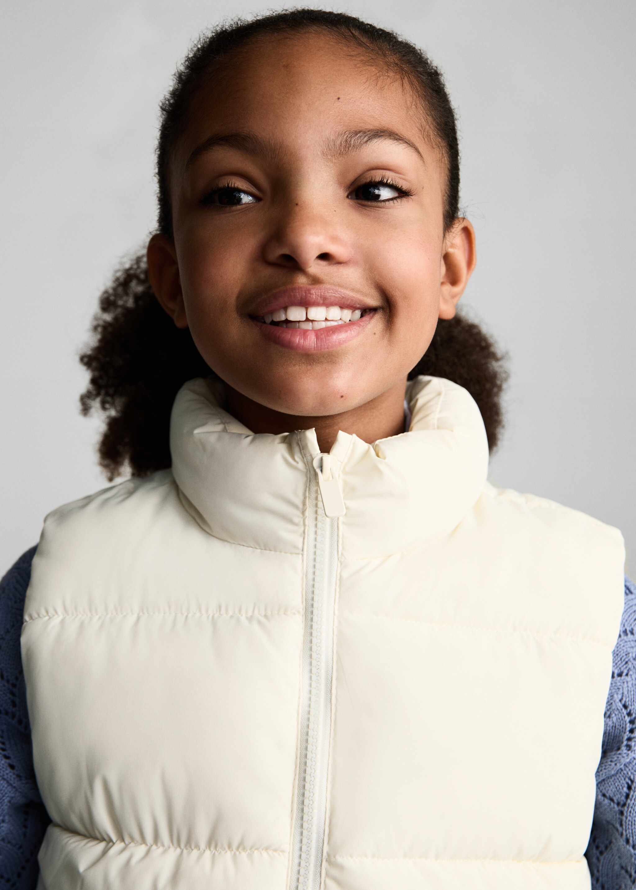 Long quilted gilet - Details of the article 1