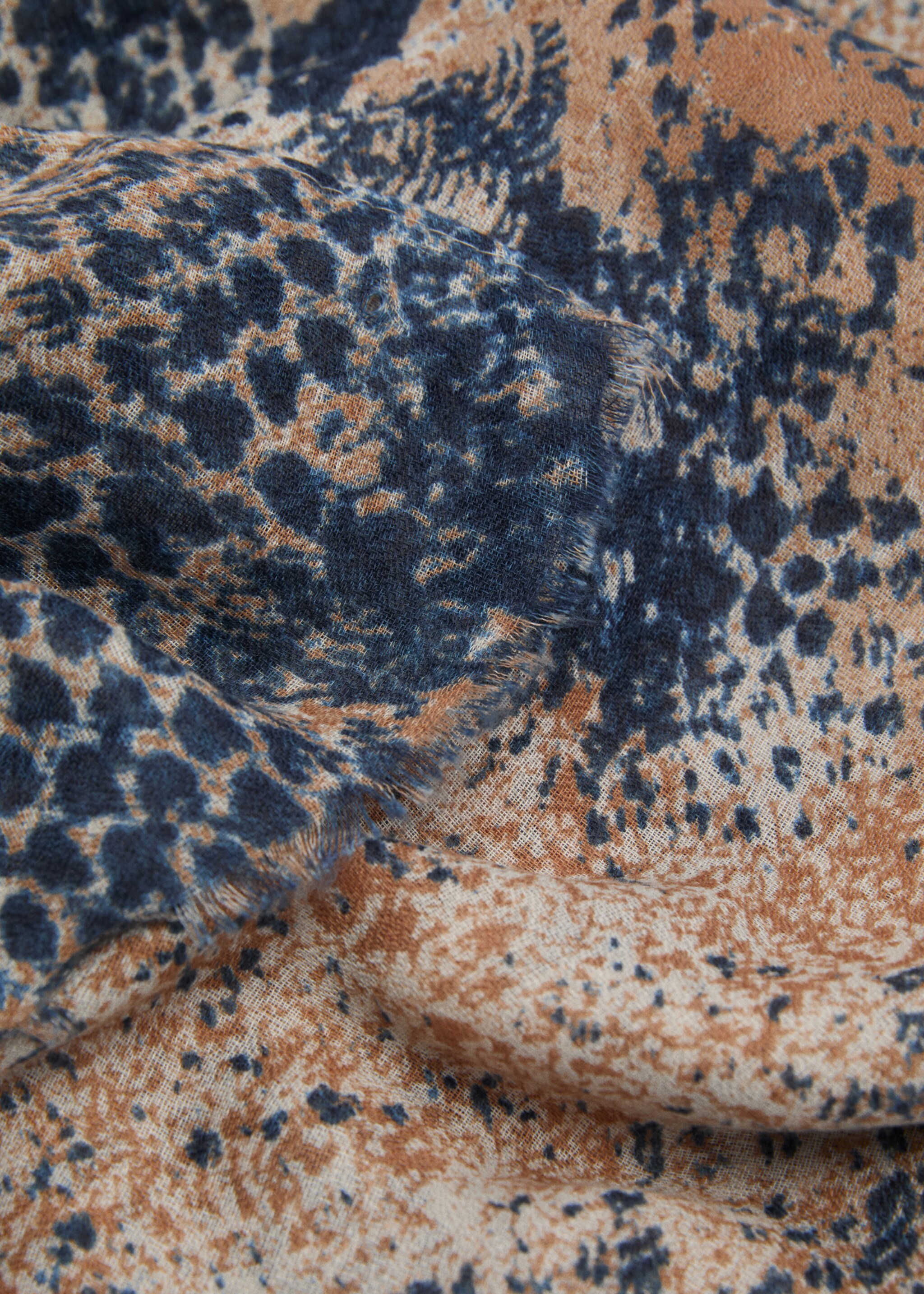 Animal-print scarf - Medium plane