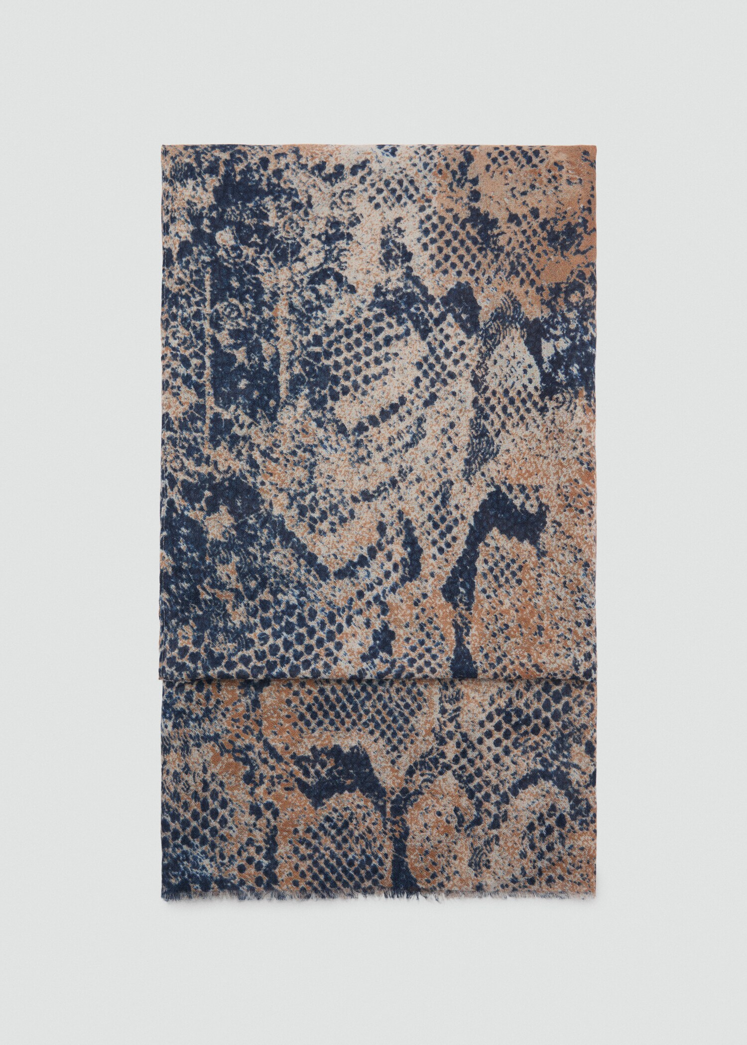 Eșarfă cu imprimeu animal print - Articol fără model