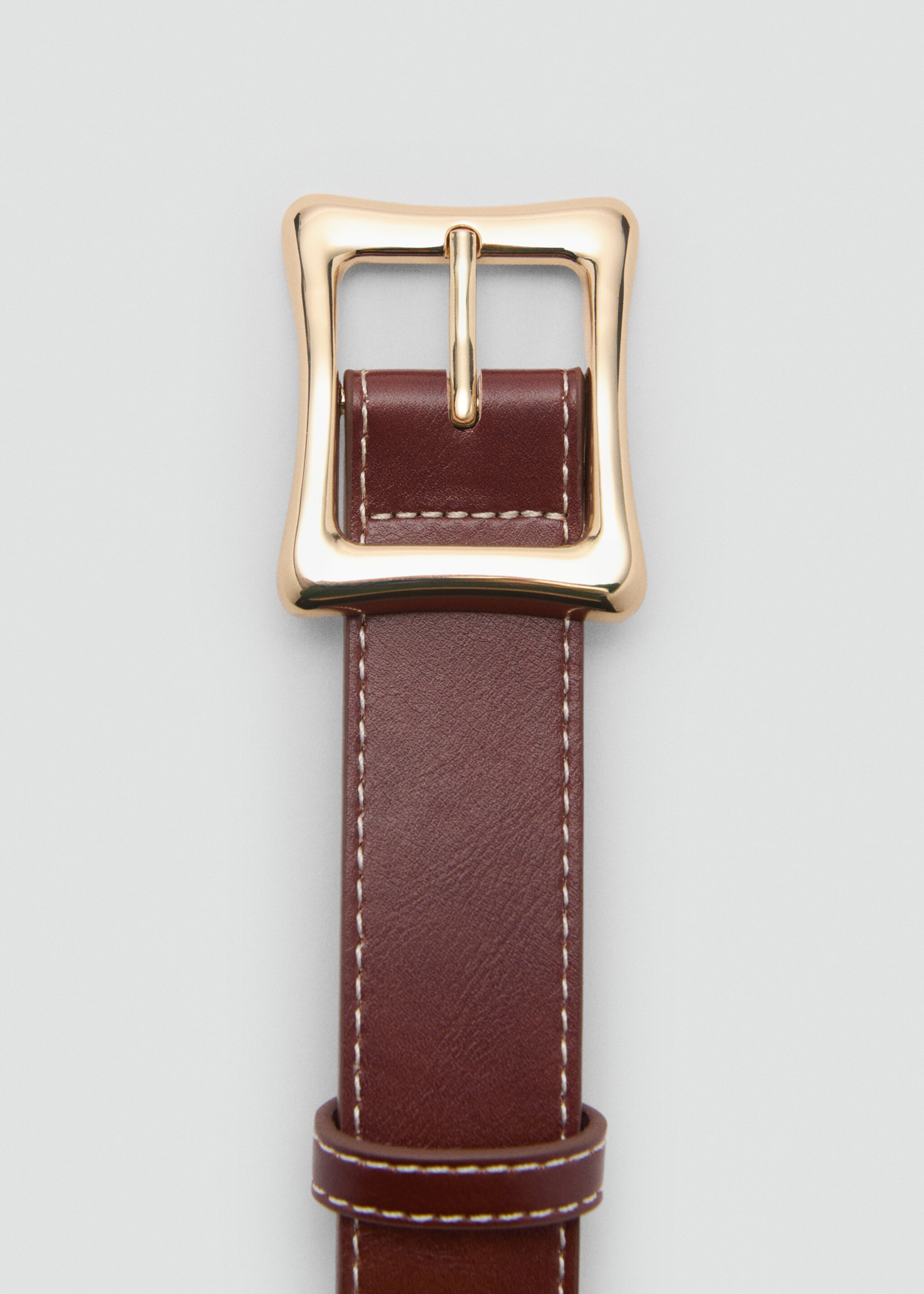 Square buckle belt - Medium plane