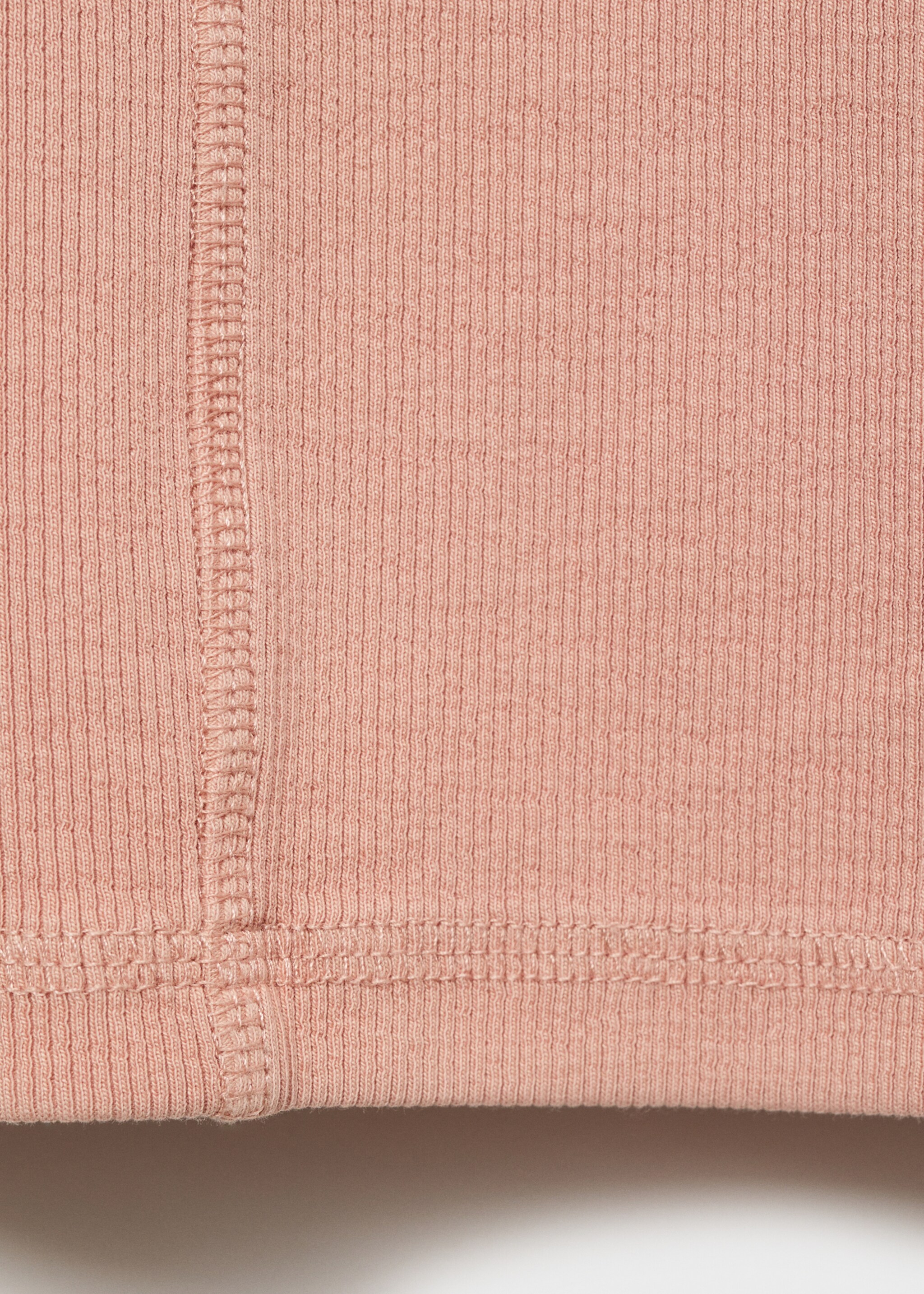 Ribbed crop T-shirt - Details of the article 0