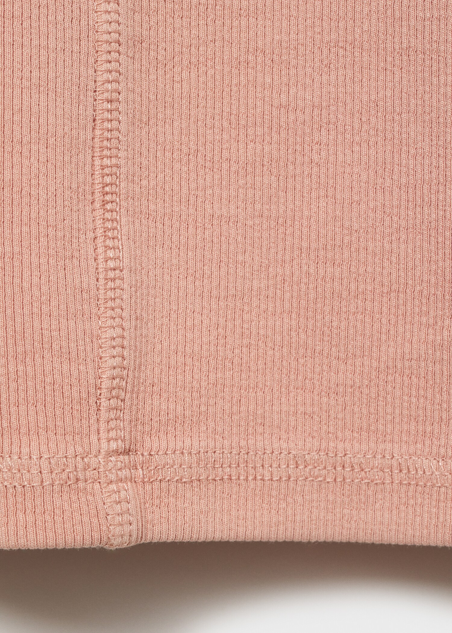 Crop-T-Shirt mit Rippstruktur - Detail des Artikels 0