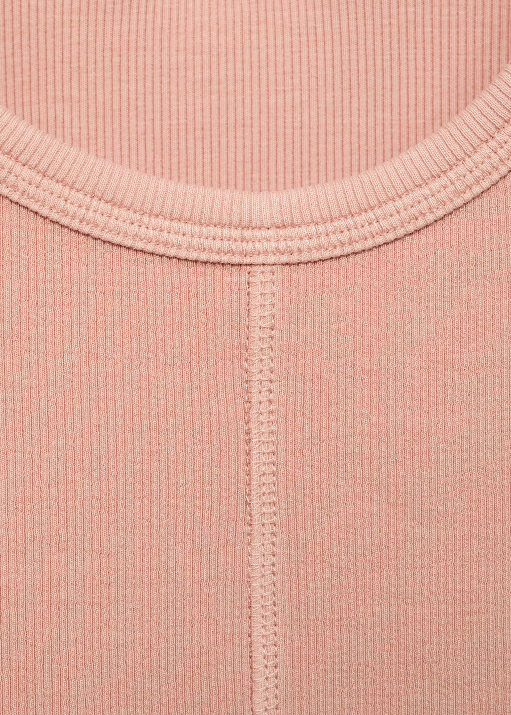 Ribbed crop T-shirt - Details of the article 8