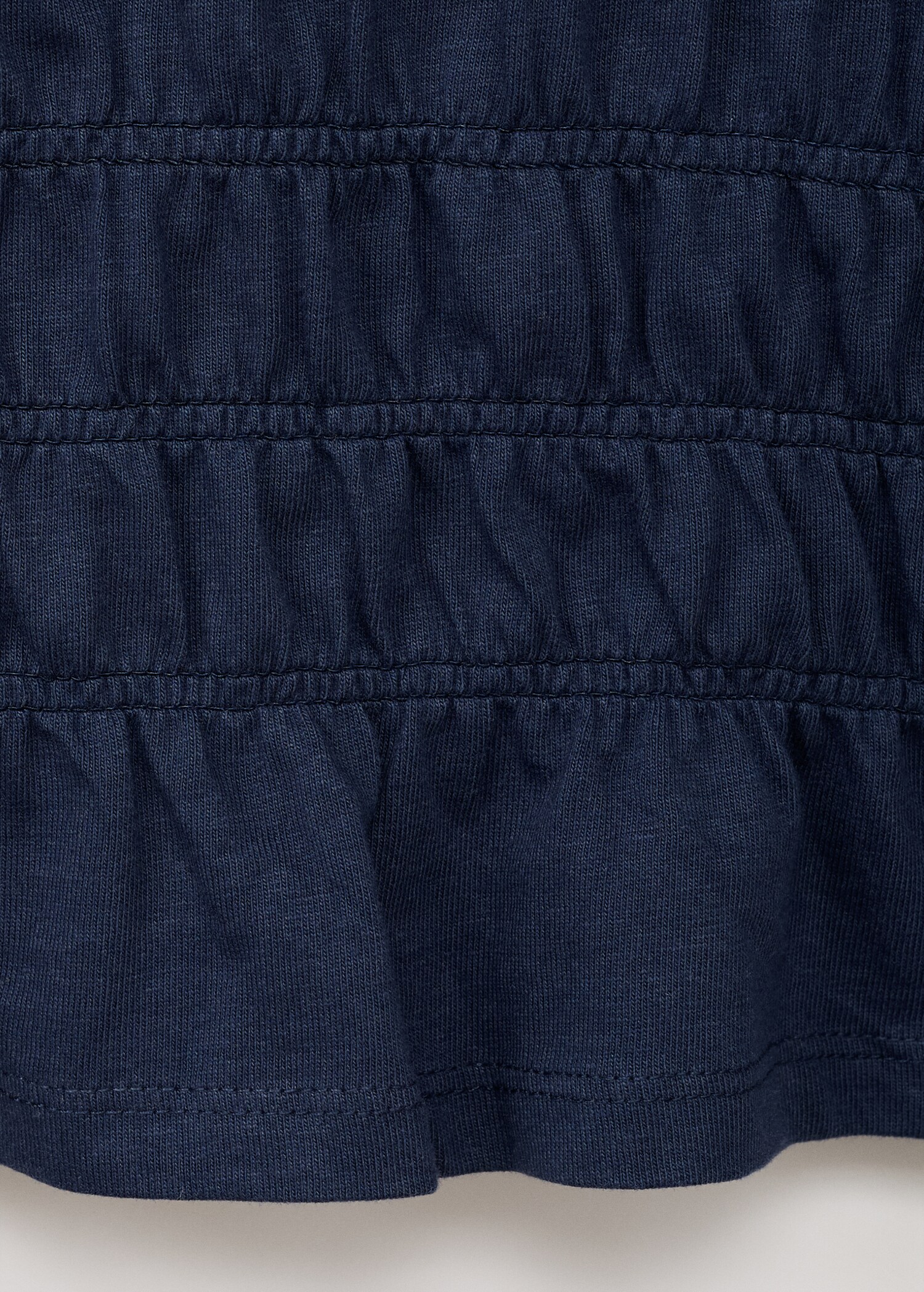 T-Shirt mit geraffter Taille - Detail des Artikels 0