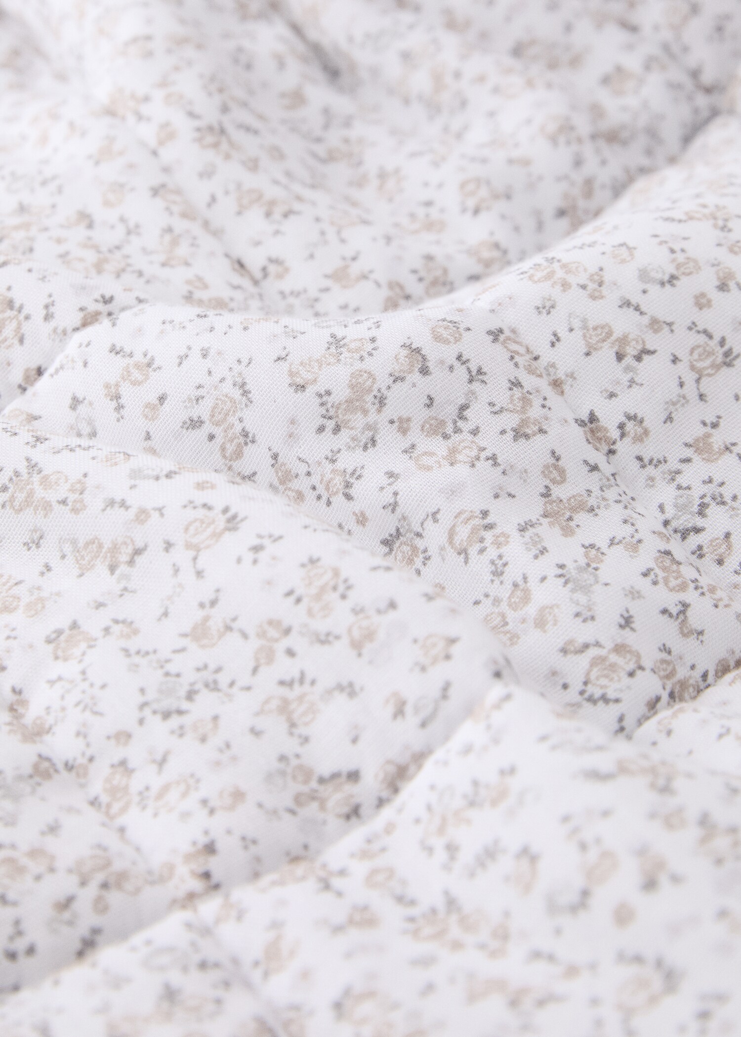 Cotton floral-print children's bedspread for 90/105 cm bed - Details of the article 1