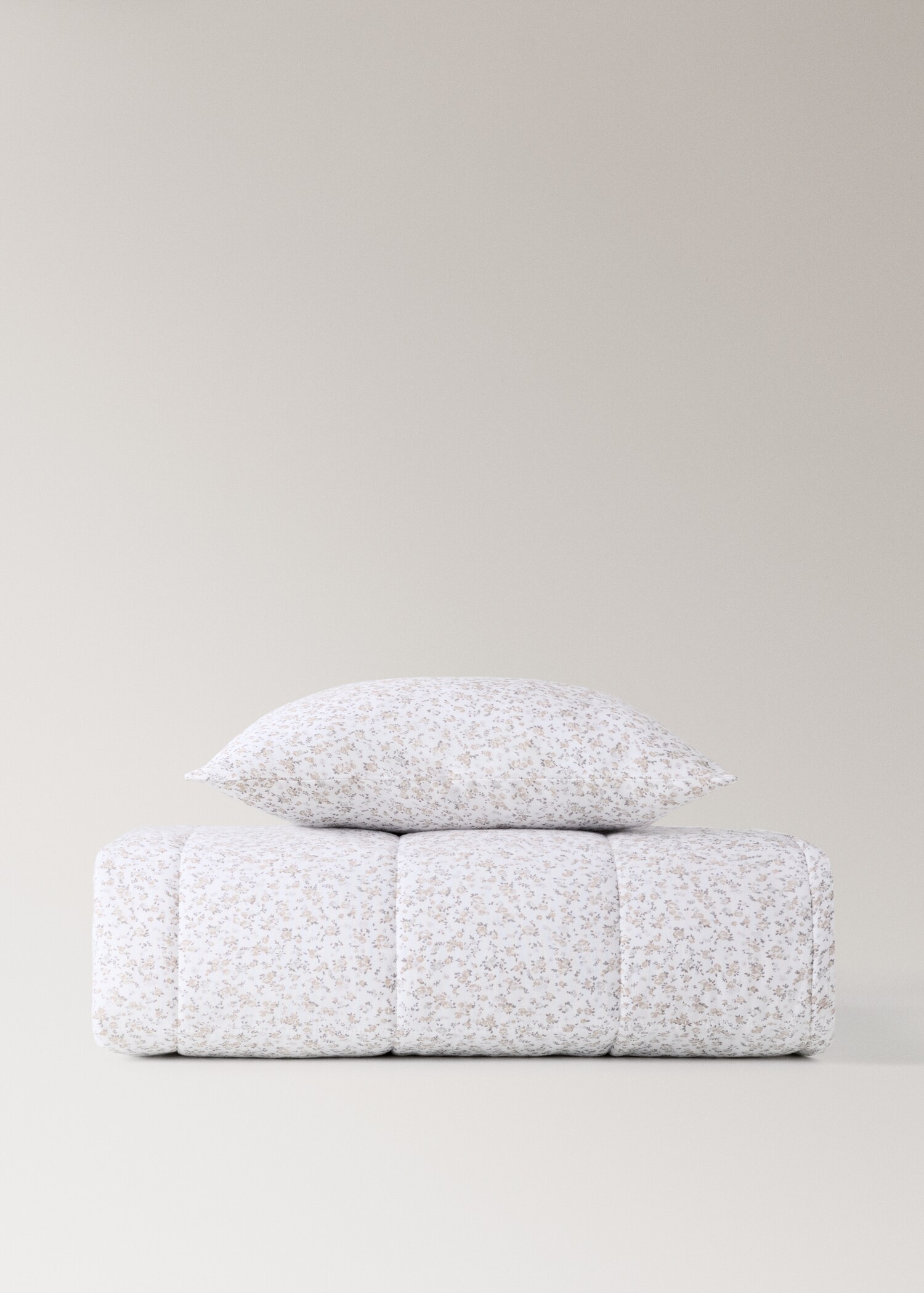 Cotton floral-print children's bedspread for 90/105 cm bed - Details of the article 3