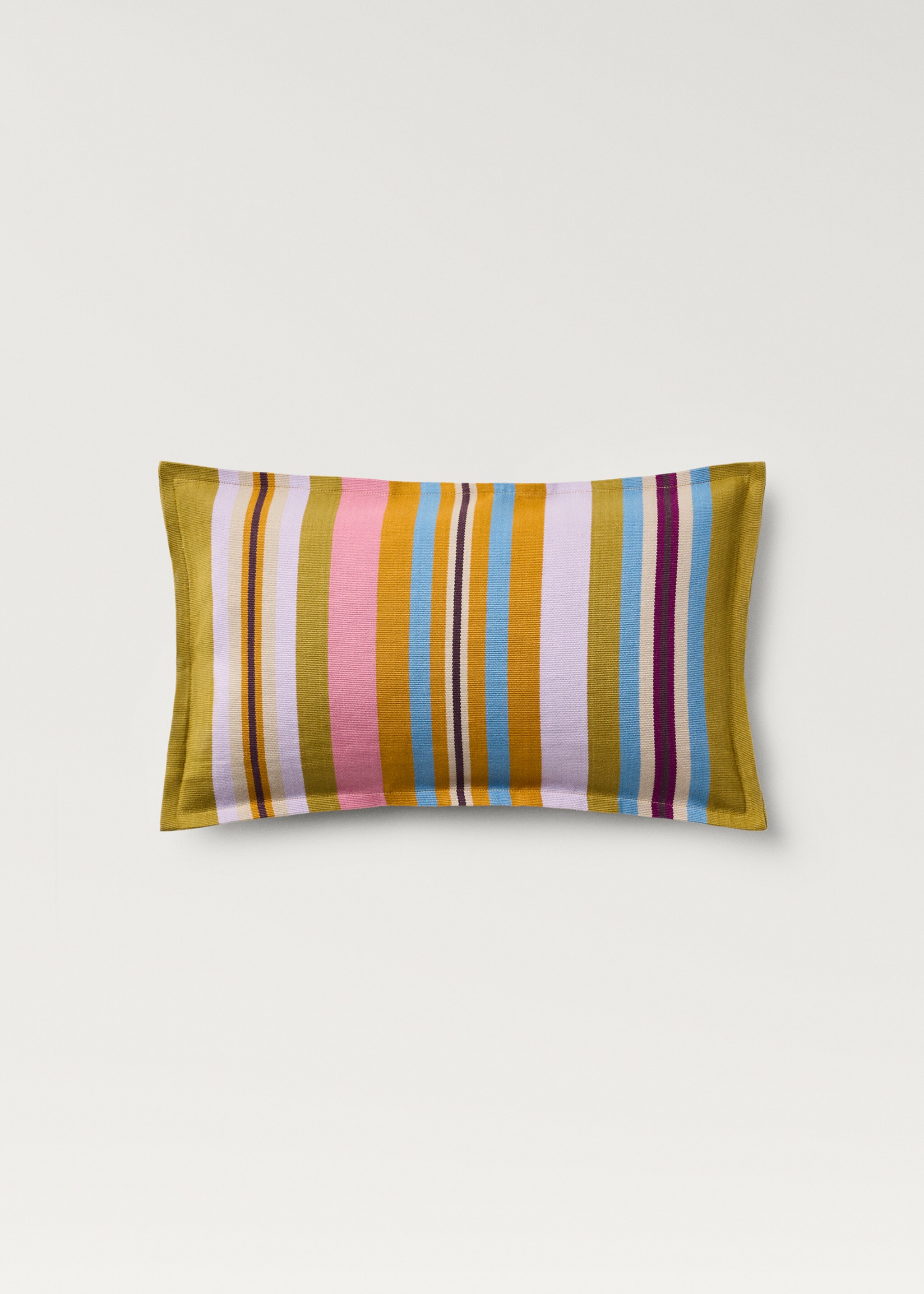 Kissenbezug aus Baumwolle mit gewebtem Streifen 30x50 cm - Artikel ohne Model