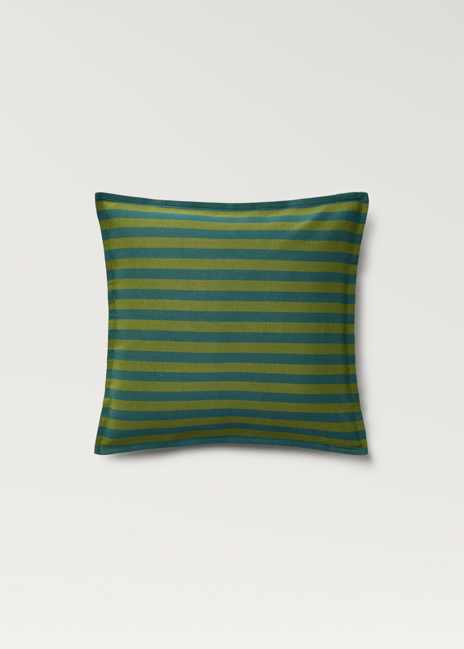 Cotton cushion cover with woven stripe, 50x50cm - Home | MANGO USA