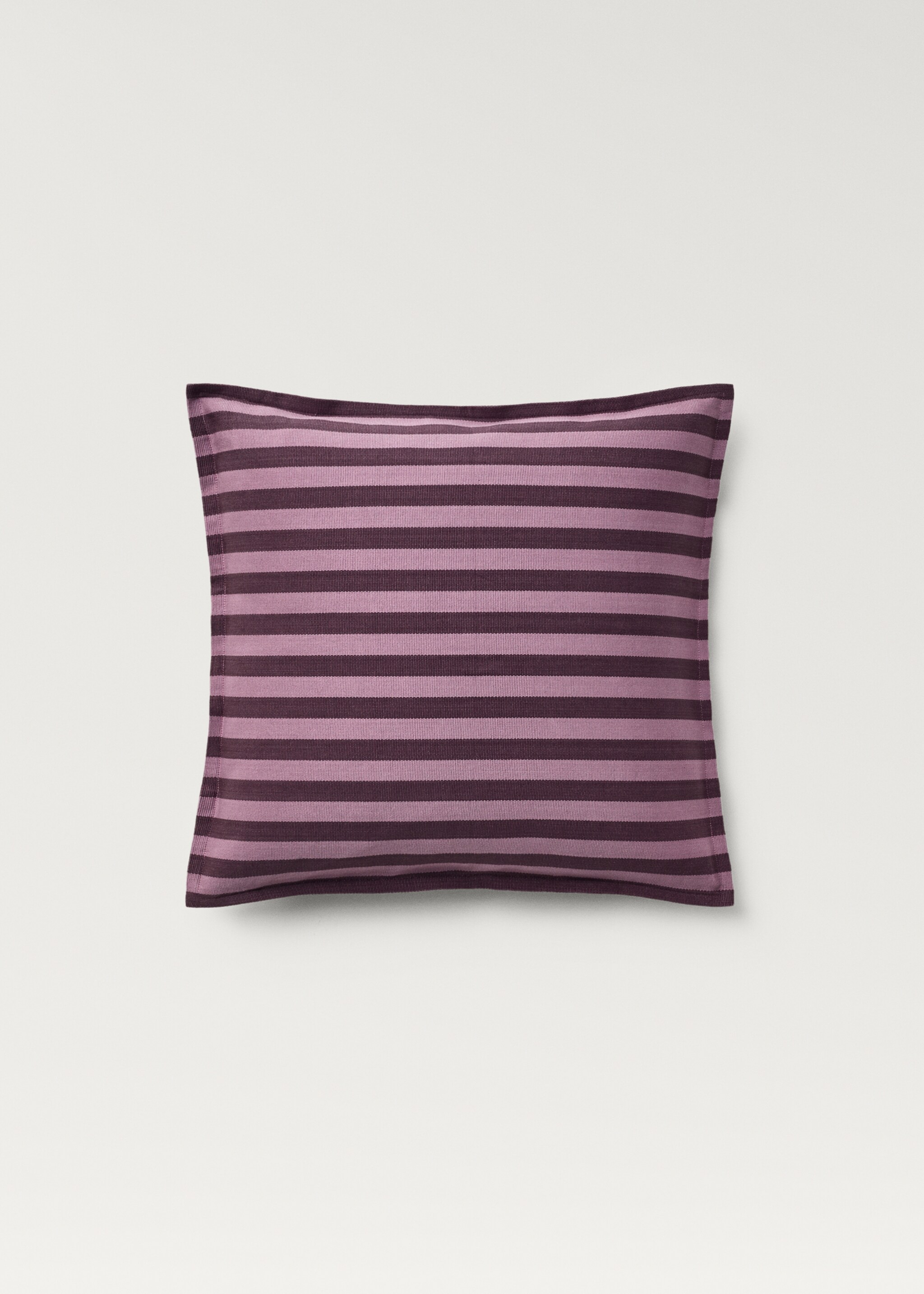Housse de coussin coton rayure tissée 50x50 cm - Article sans modèle