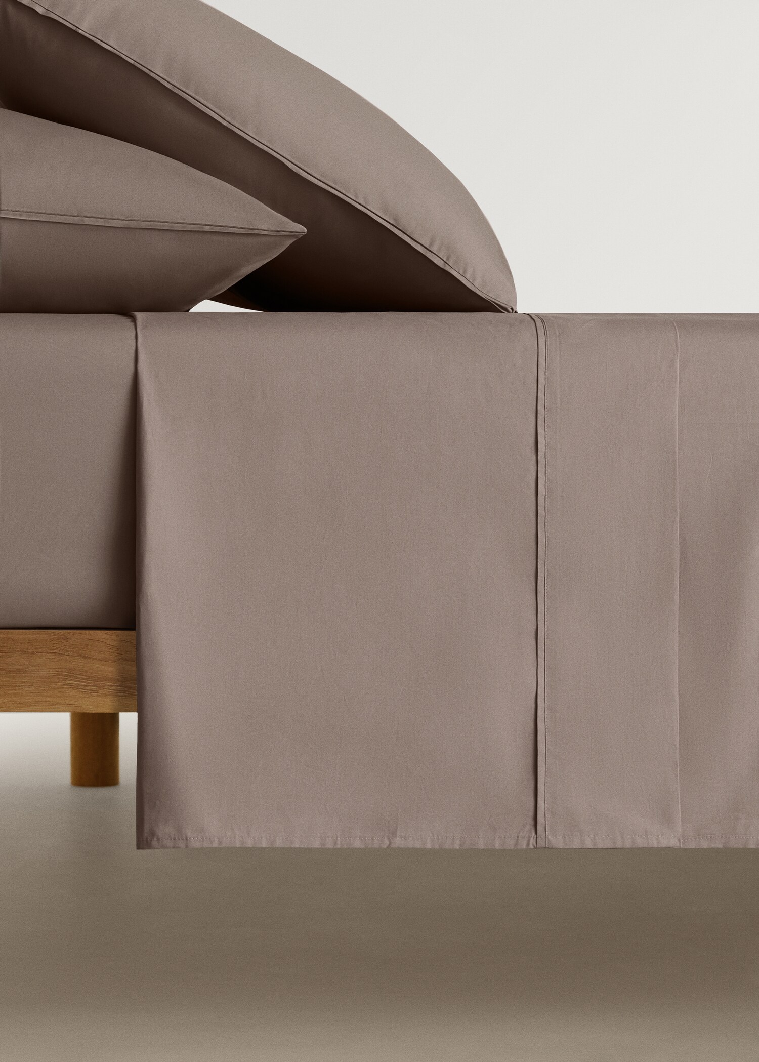 Lenzuolo superiore percalle di cotone 300 fili letto 135/140 cm - Articolo senza modello