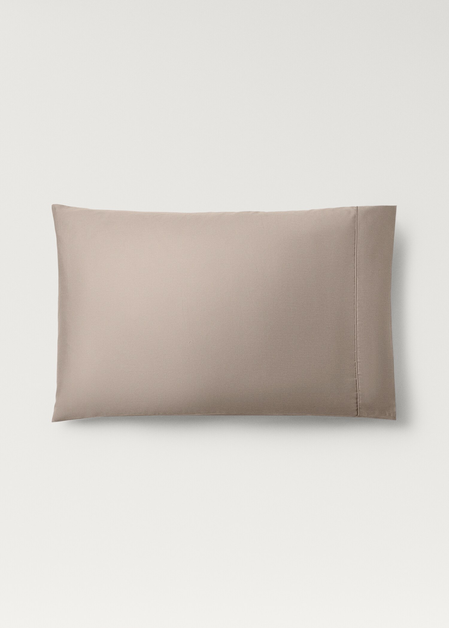 Zwei Kissenbezüge aus Baumwollsatin, 600er Fadendichte, 50 x 75 cm - Artikel ohne Model