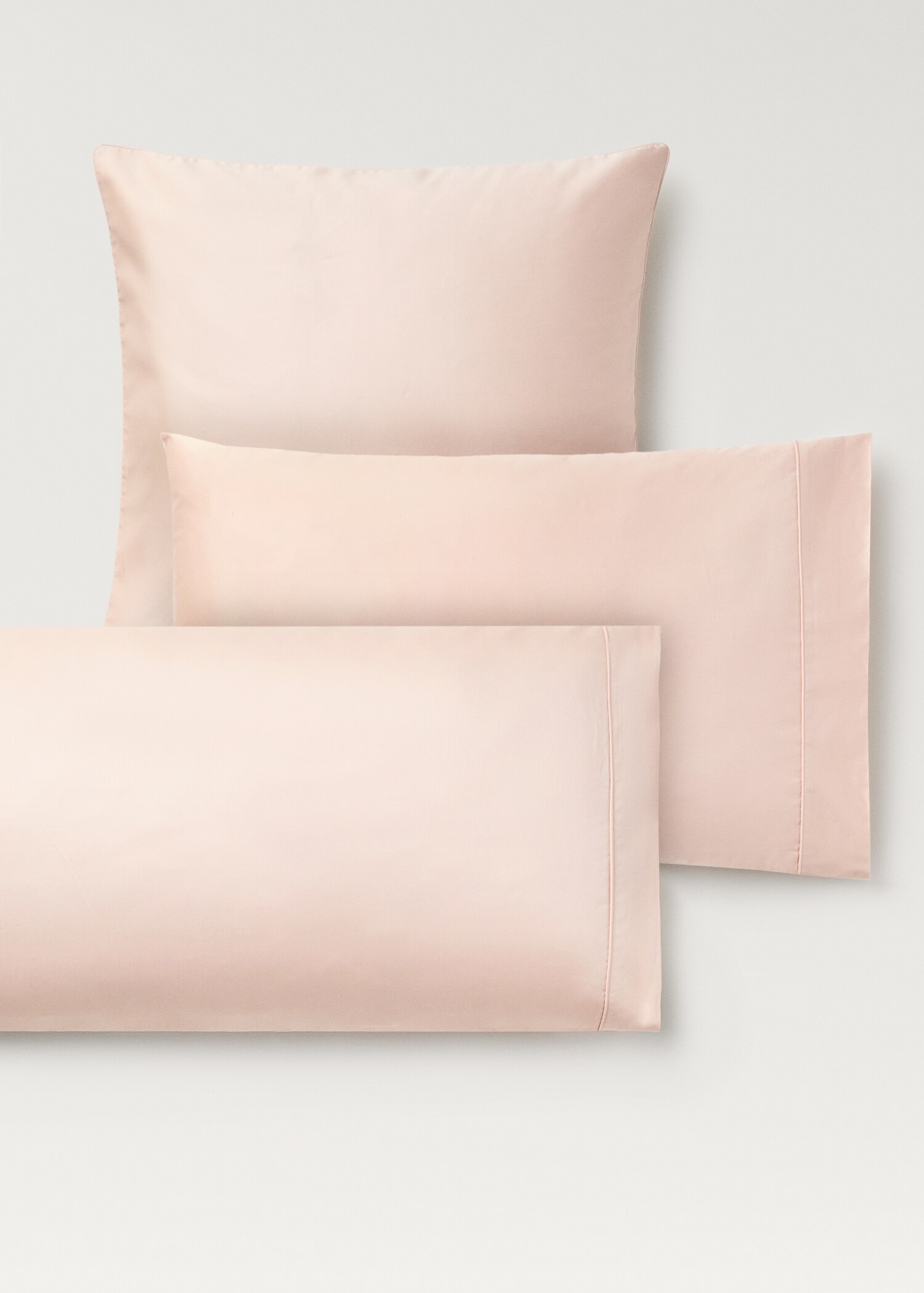Two 600-thread cotton satin pillowcases 50x75 cm - Details of the article 4