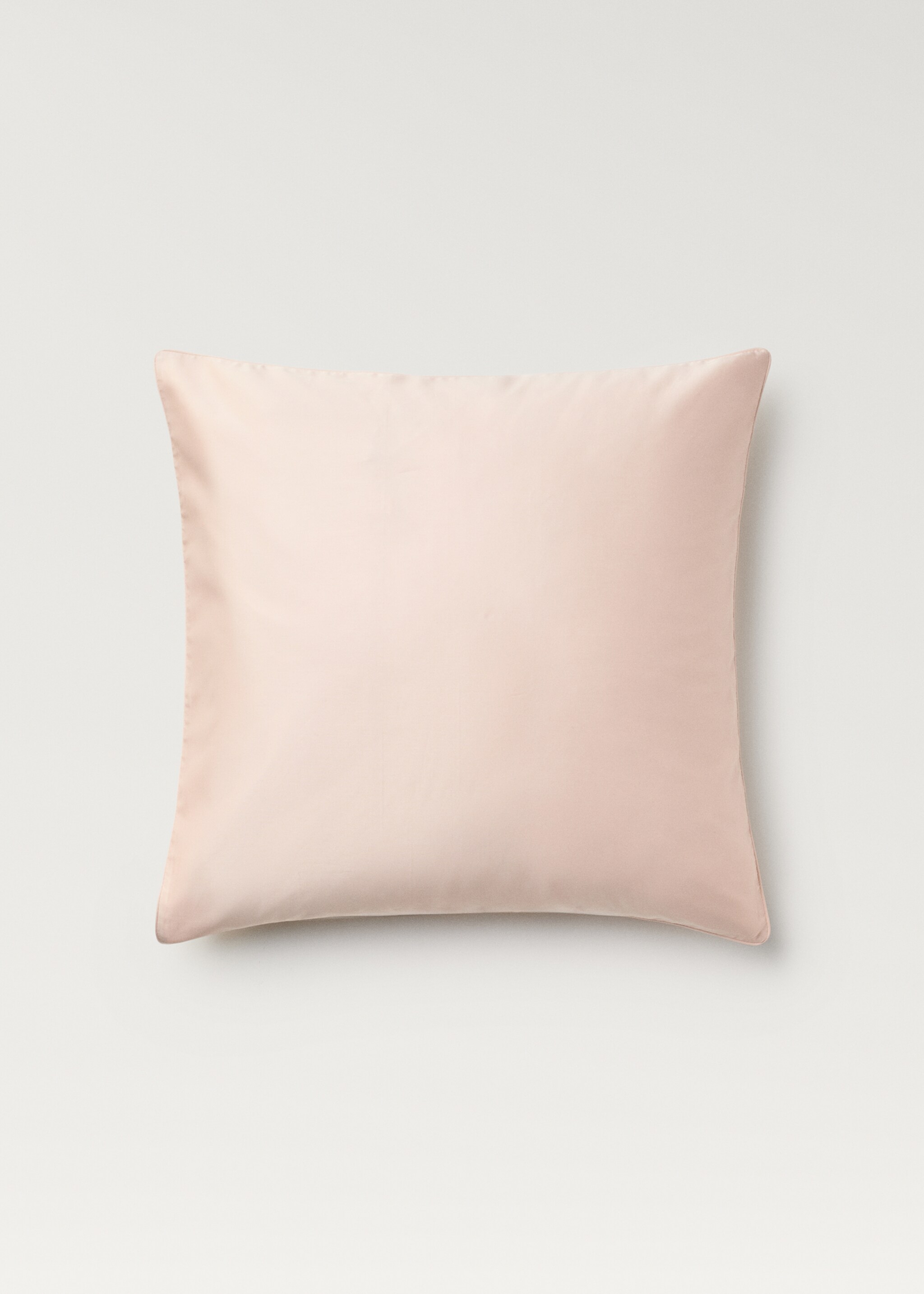 Deux taies d’oreiller coton satin 600 fils 60x60 cm - Article sans modèle