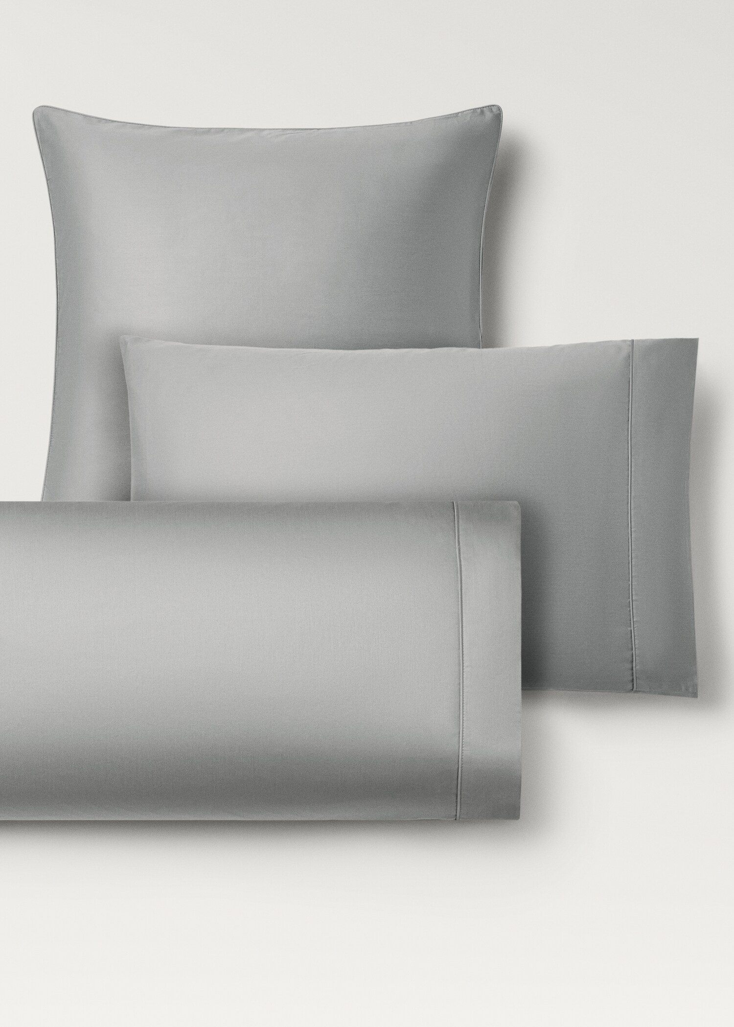 Deux taies d’oreiller coton satin 600 fils 60x60 cm - Détail de l'article 4