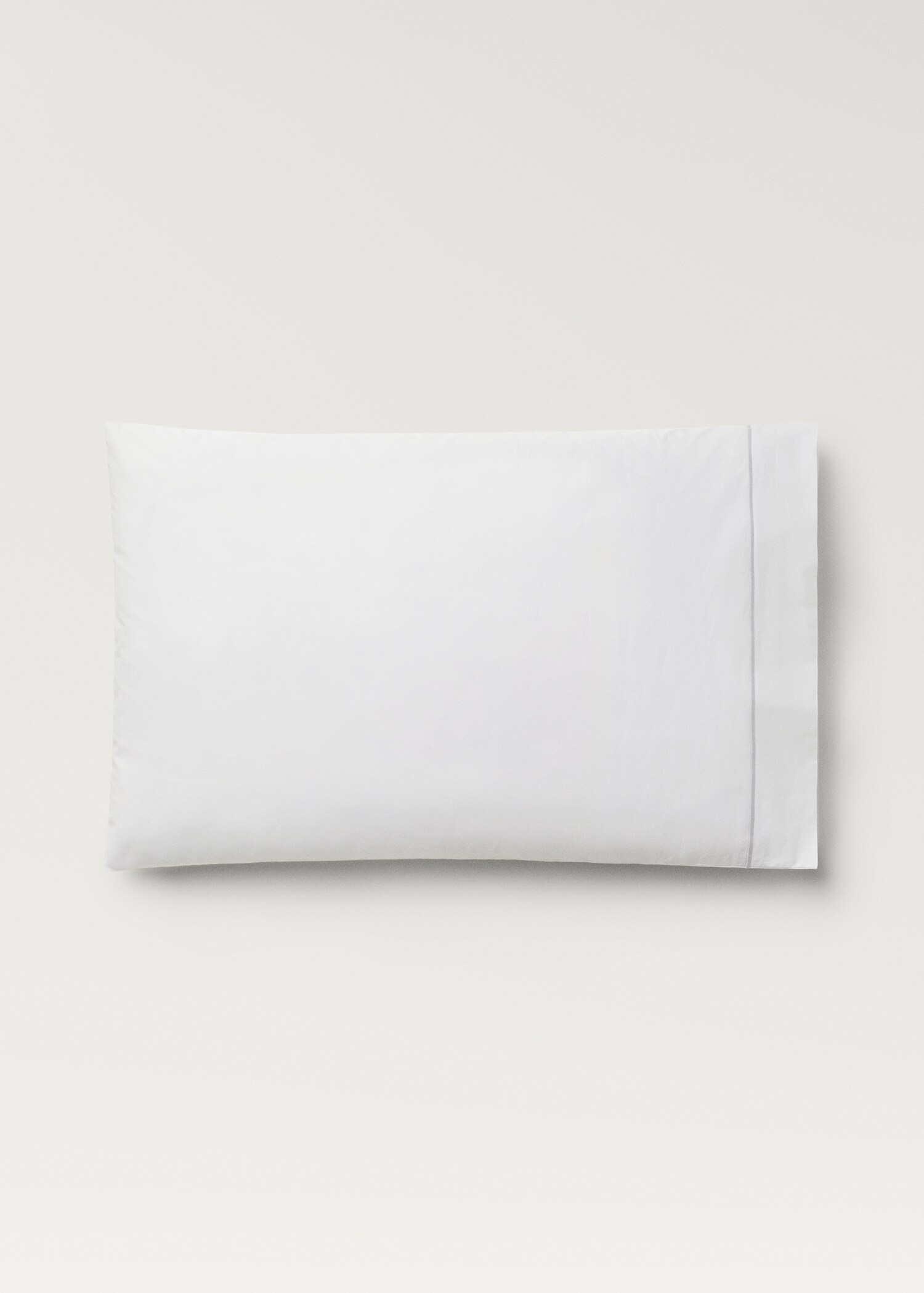 Two cotton percale pillowcases with scalloped detail 50x75 cm - Article without model