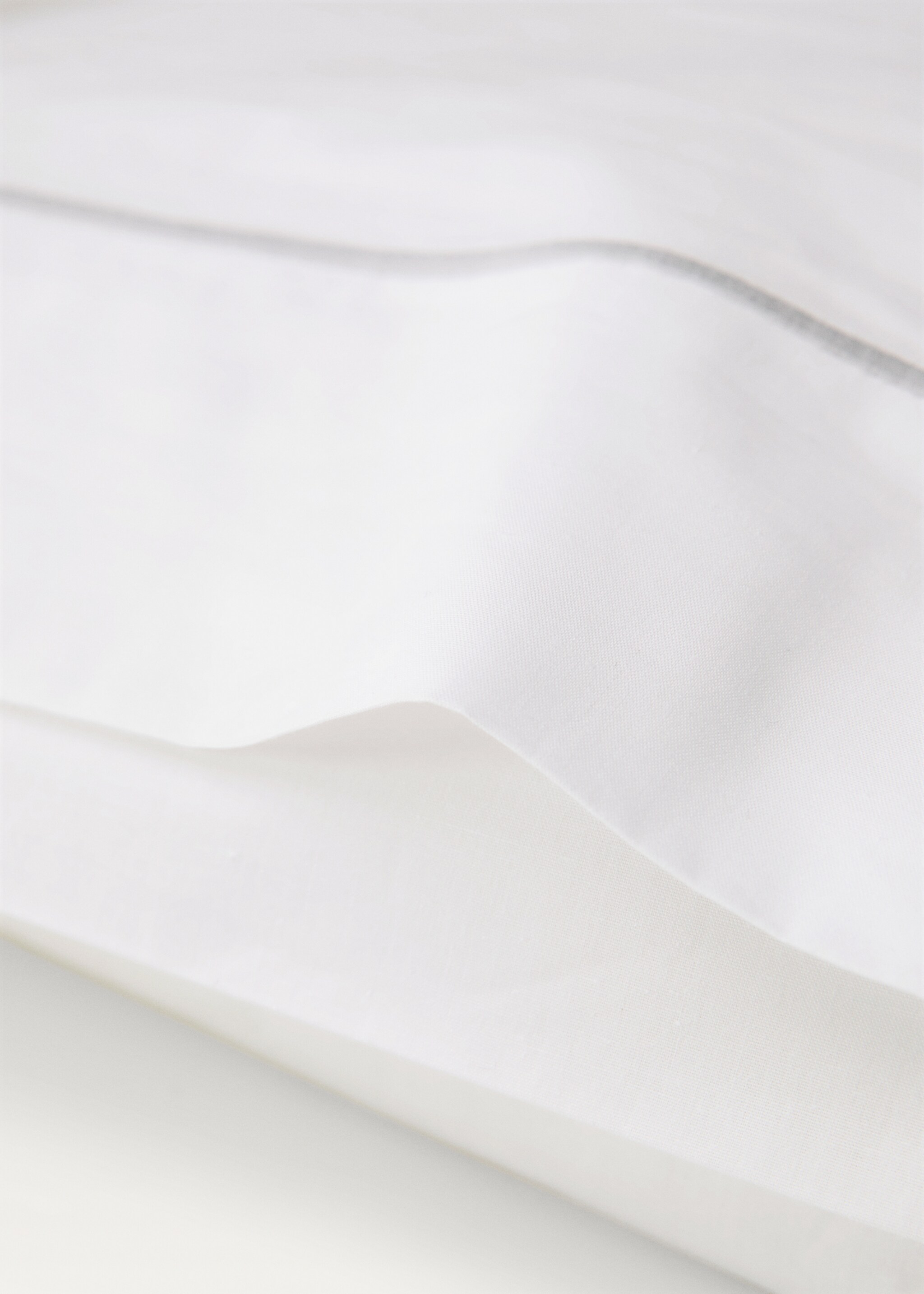 Two cotton percale pillowcases with scalloped detail 50x75 cm - Details of the article 2