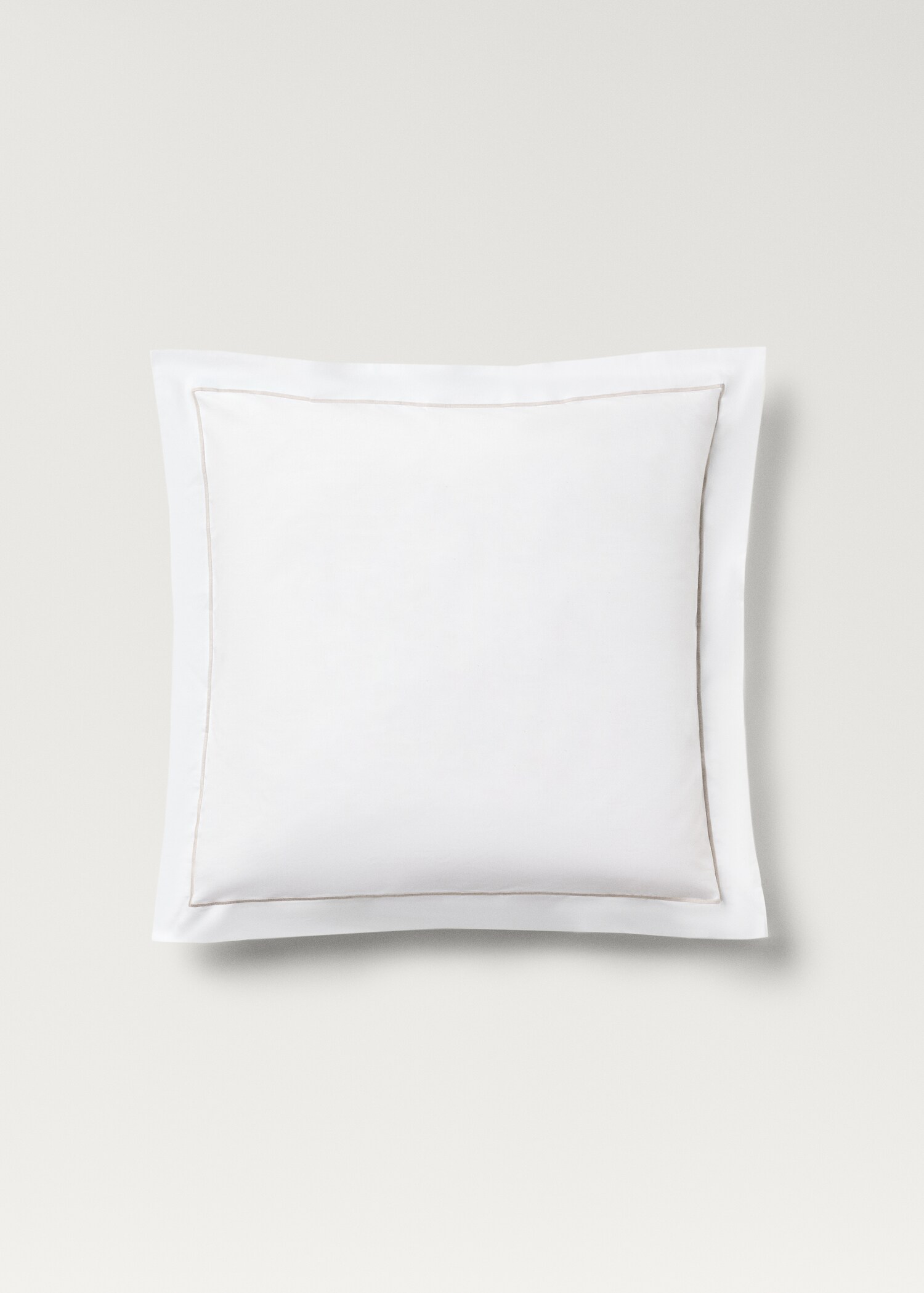 Two cotton percale pillowcases with scalloped detail 60x60 cm - Article without model
