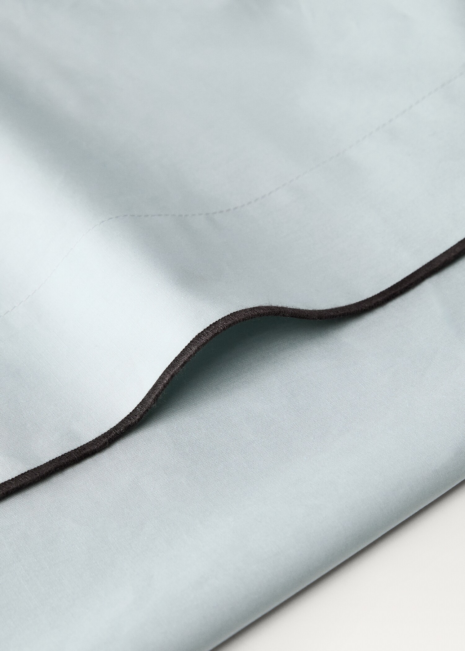 Bovenlaken perkalkatoen met overlock, bed 180/200 cm - Detail van het artikel 2