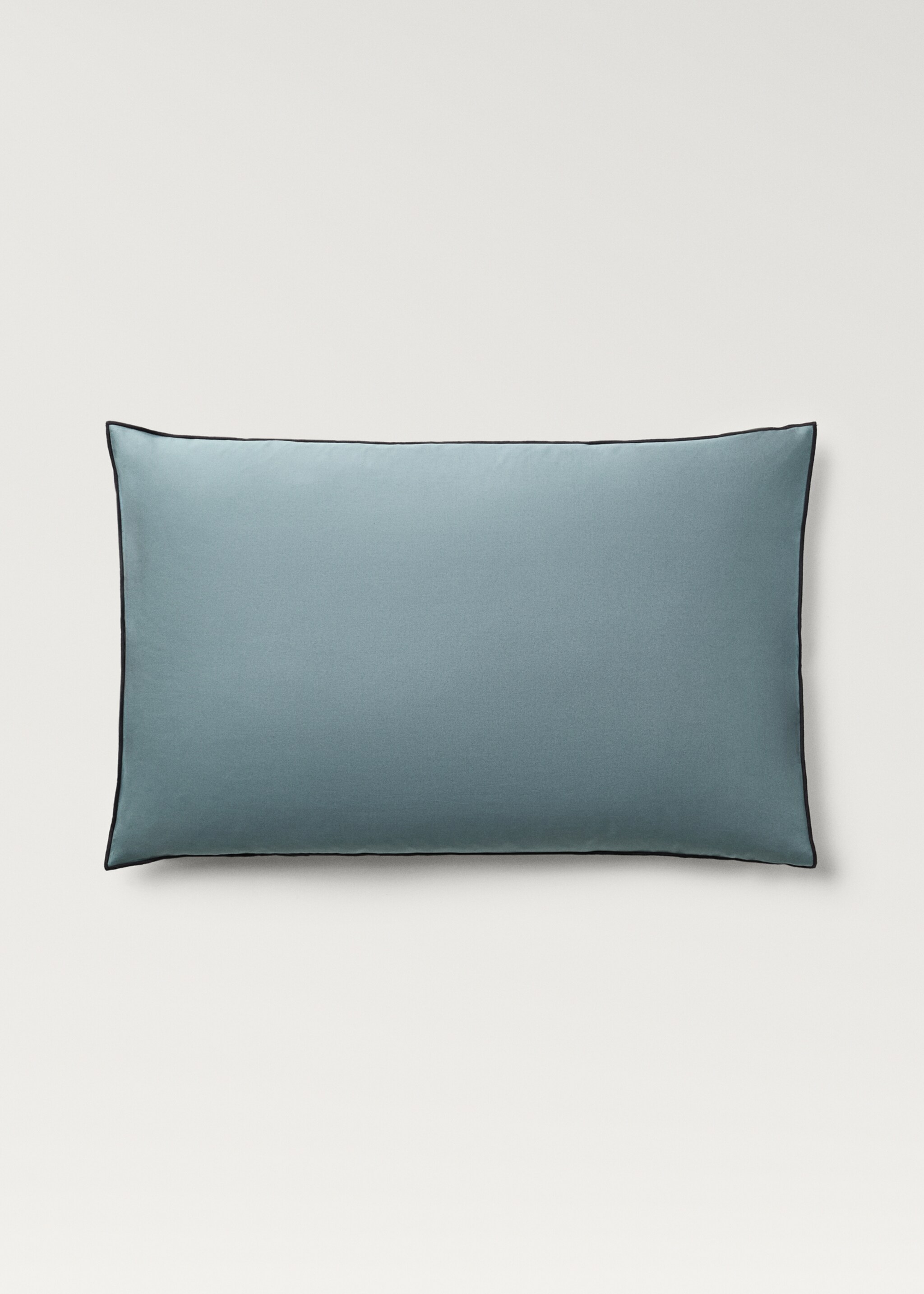 Deux taies d'oreiller en percale de coton réversible 50x75 cm - Article sans modèle