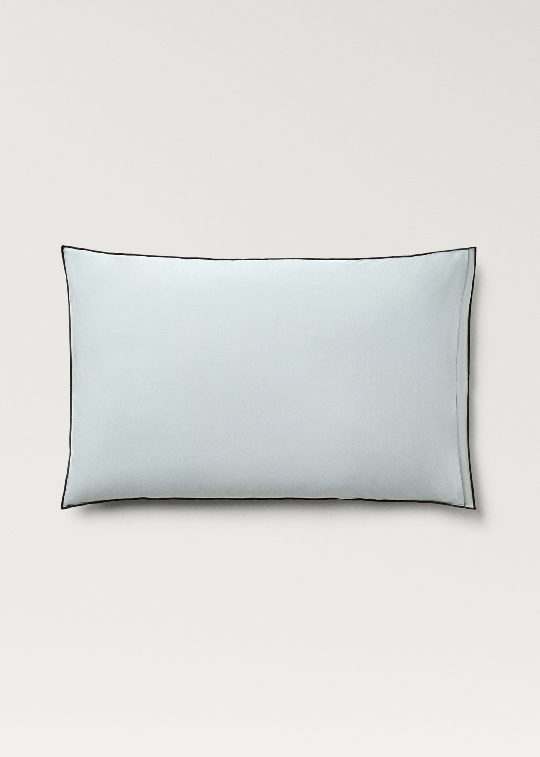 Deux taies d'oreiller en percale de coton réversible 50x75 cm - Détail de l'article 1