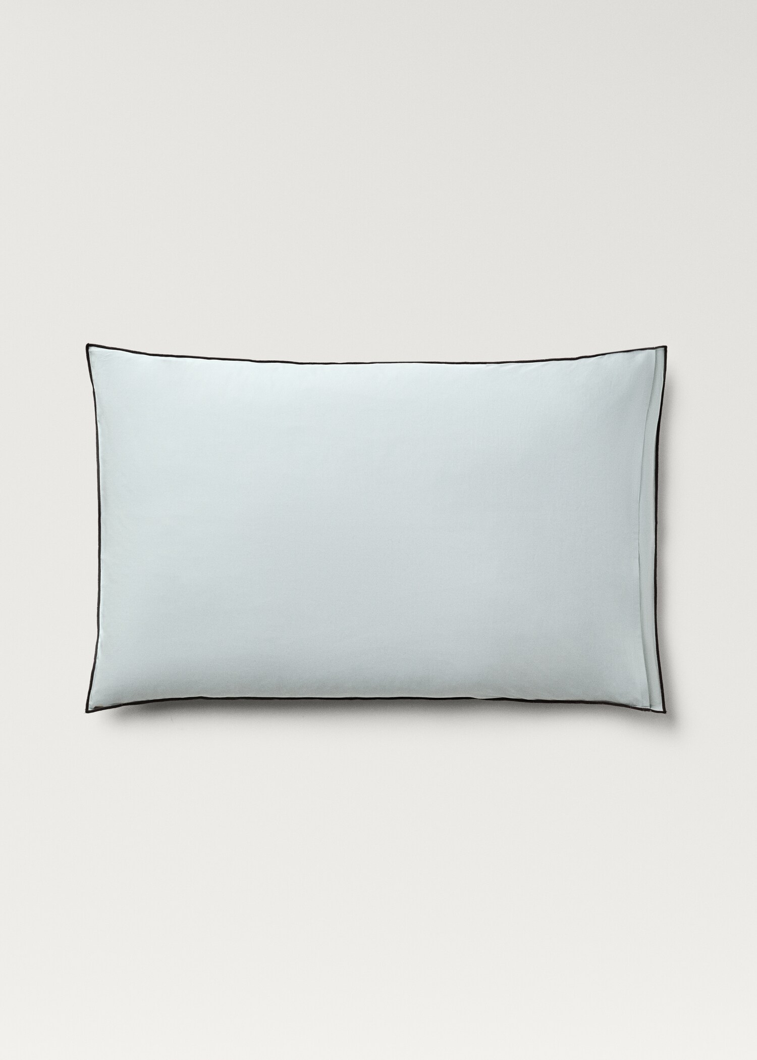 Deux taies d'oreiller en percale de coton réversible 50x75 cm - Détail de l'article 1