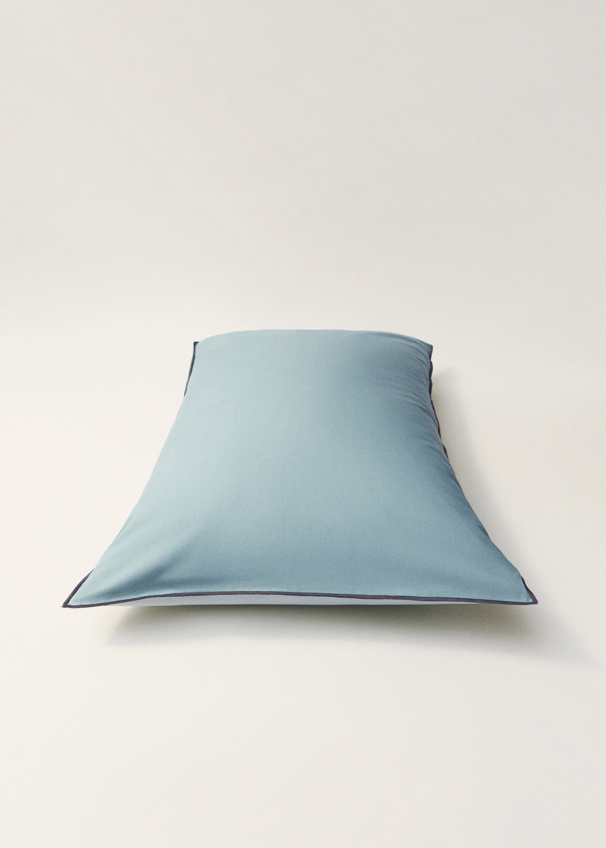 Deux taies d'oreiller en percale de coton réversible 50x75 cm - Détail de l'article 8
