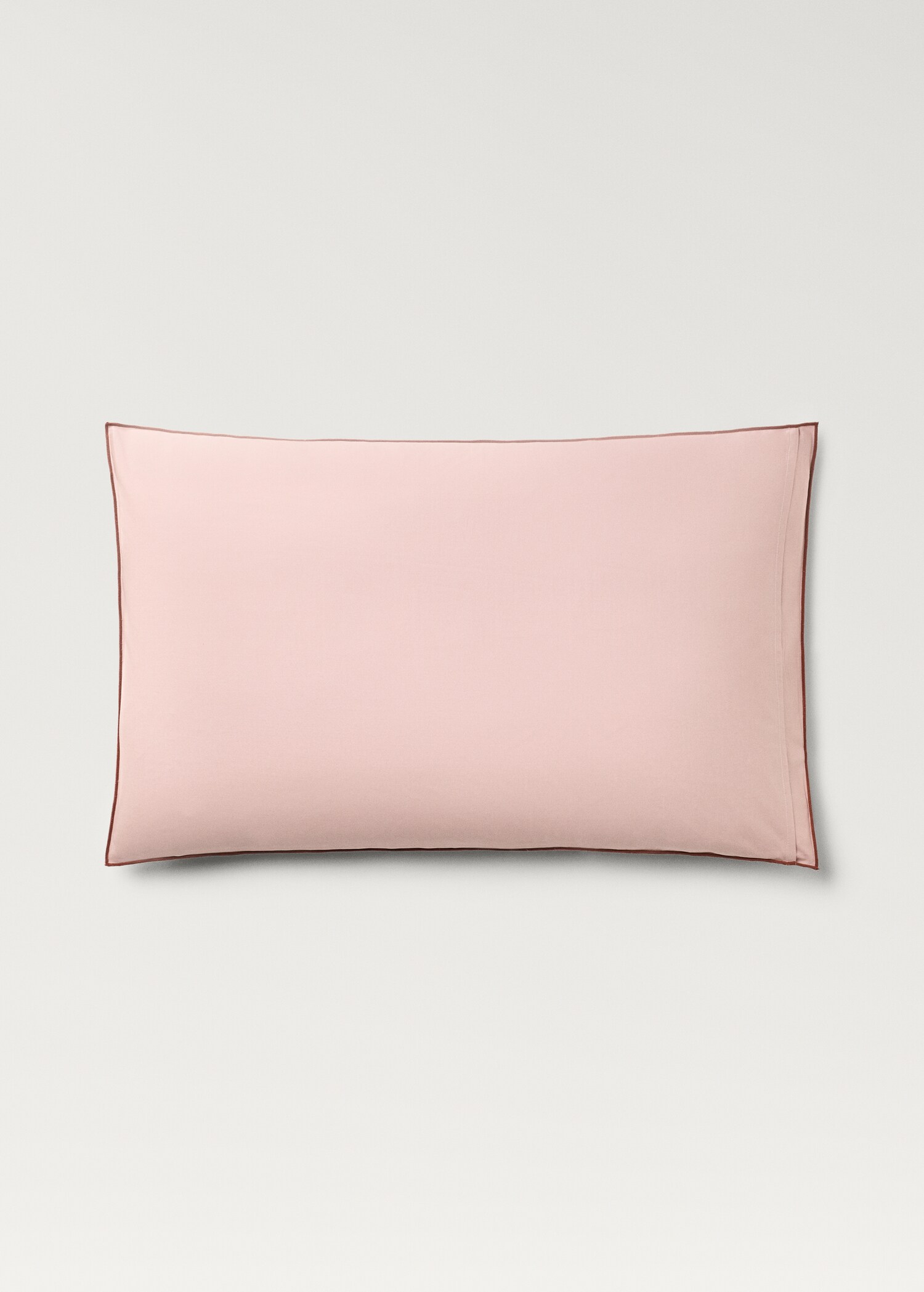 Two cotton percale reversible pillowcases 50x75 cm - Details of the article 1