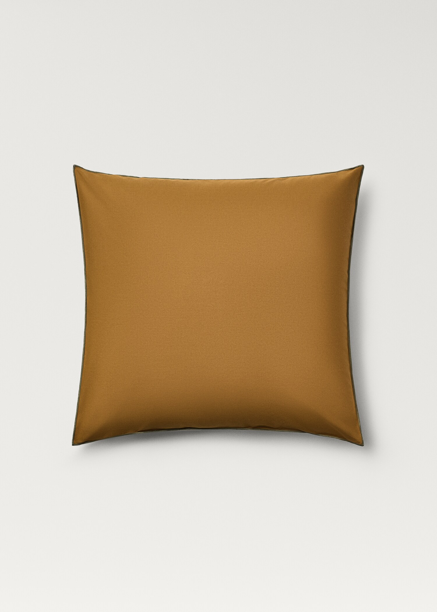 Deux taies d'oreiller en percale de coton réversible 60x60 cm - Article sans modèle