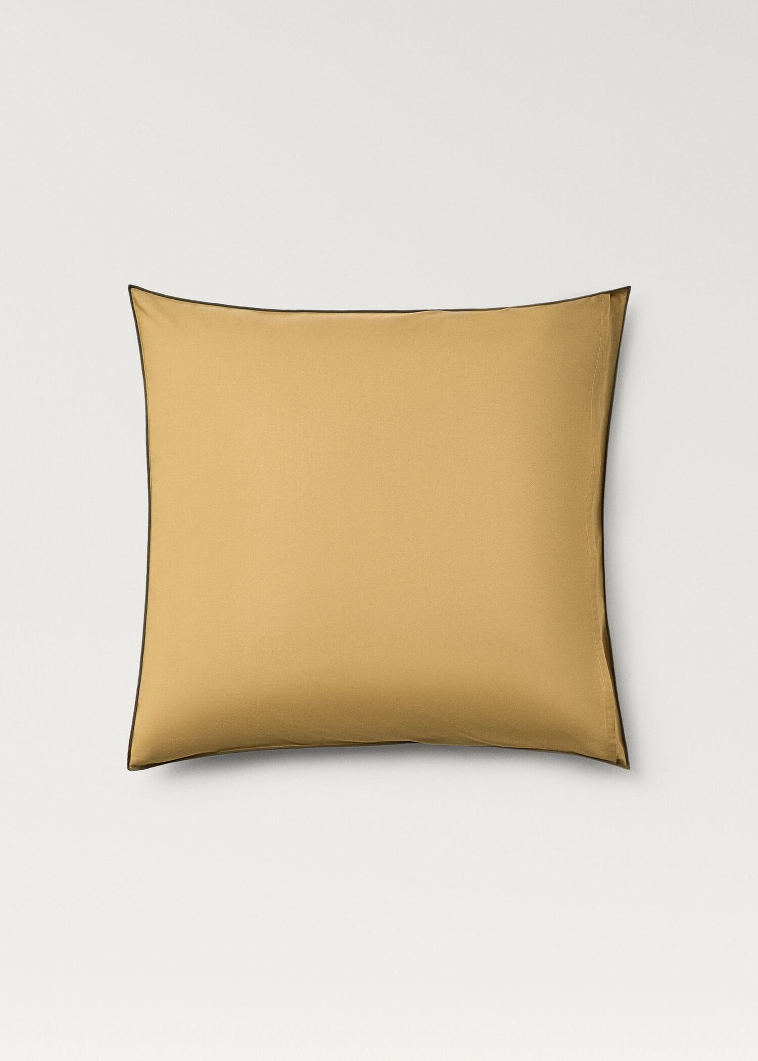 Deux taies d'oreiller en percale de coton réversible 60x60 cm - Détail de l'article 1