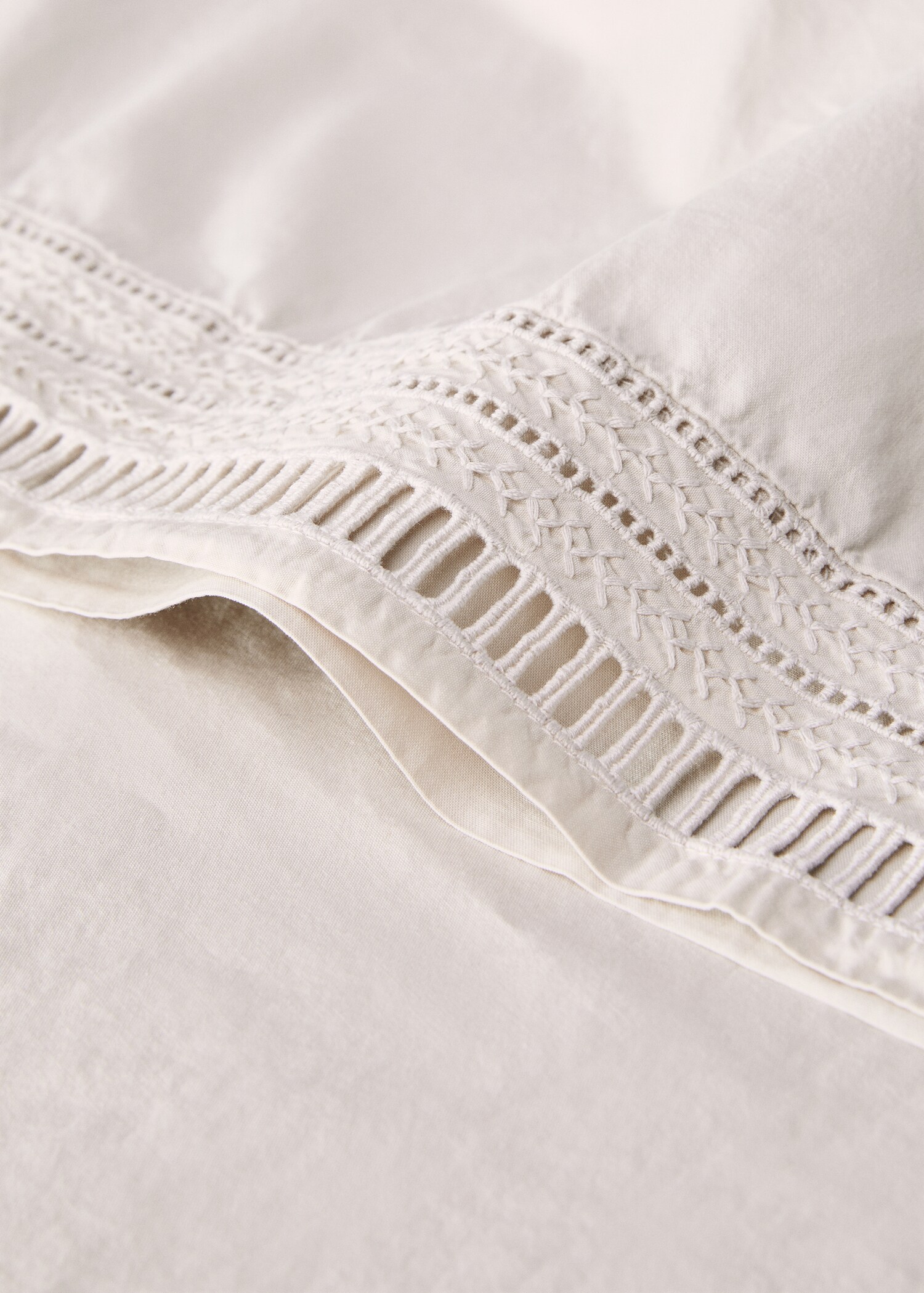 Gornja plahta s vezom za krevet 180/200 cm - Detalji artikla 1