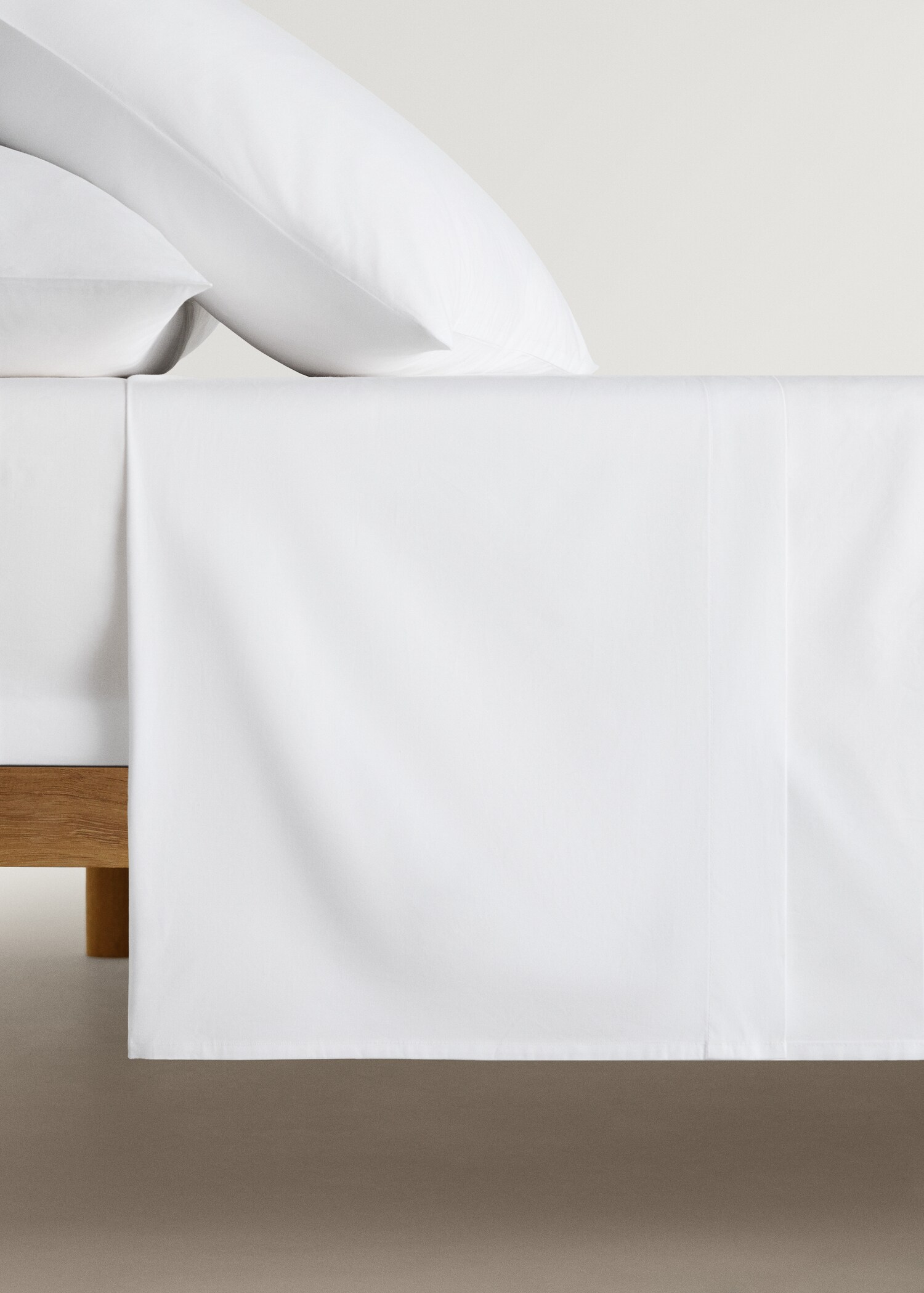 Oberlaken aus Baumwoll-Perkal für 200 cm Bett - Artikel ohne Model