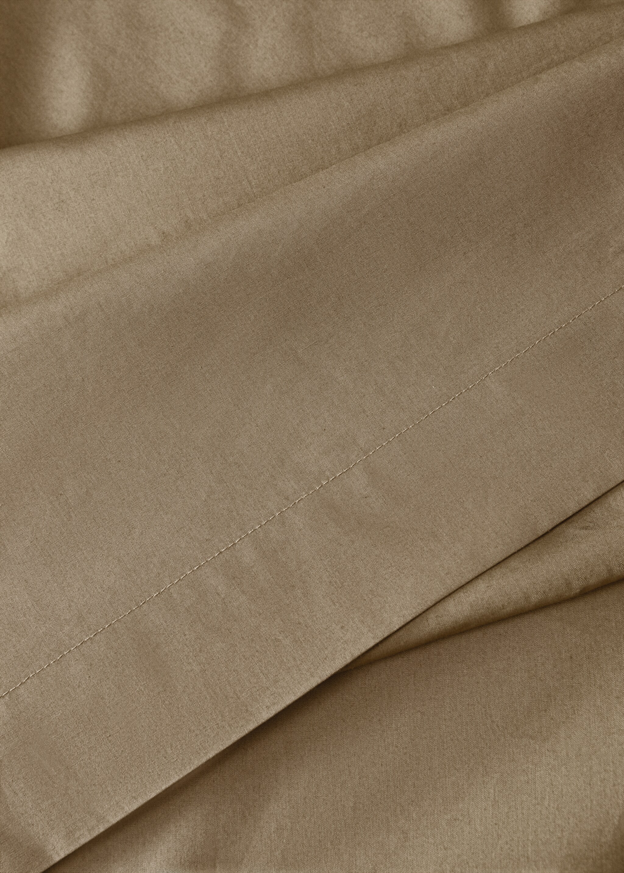 Cotton percale fitted sheet for 150/160 cm bed - Details of the article 1