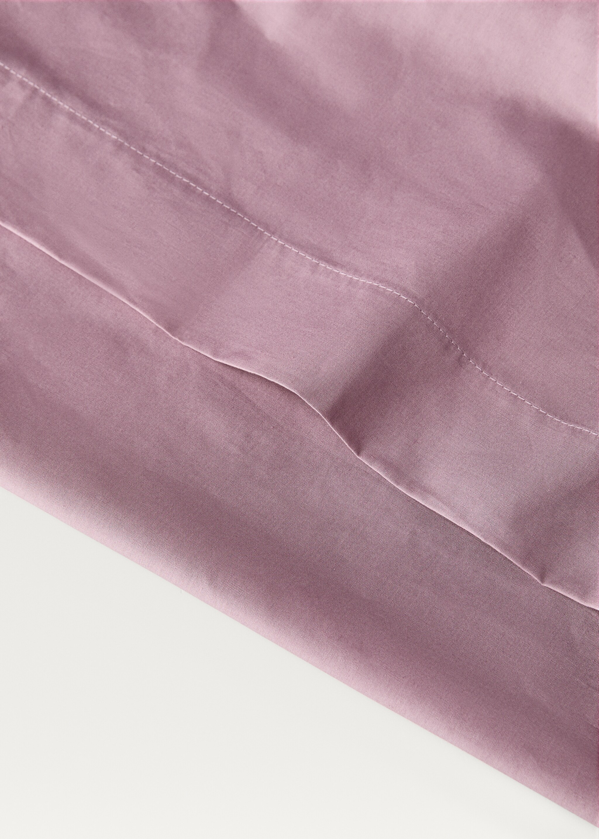 Cotton percale fitted sheet for 150/160 cm bed - Details of the article 1