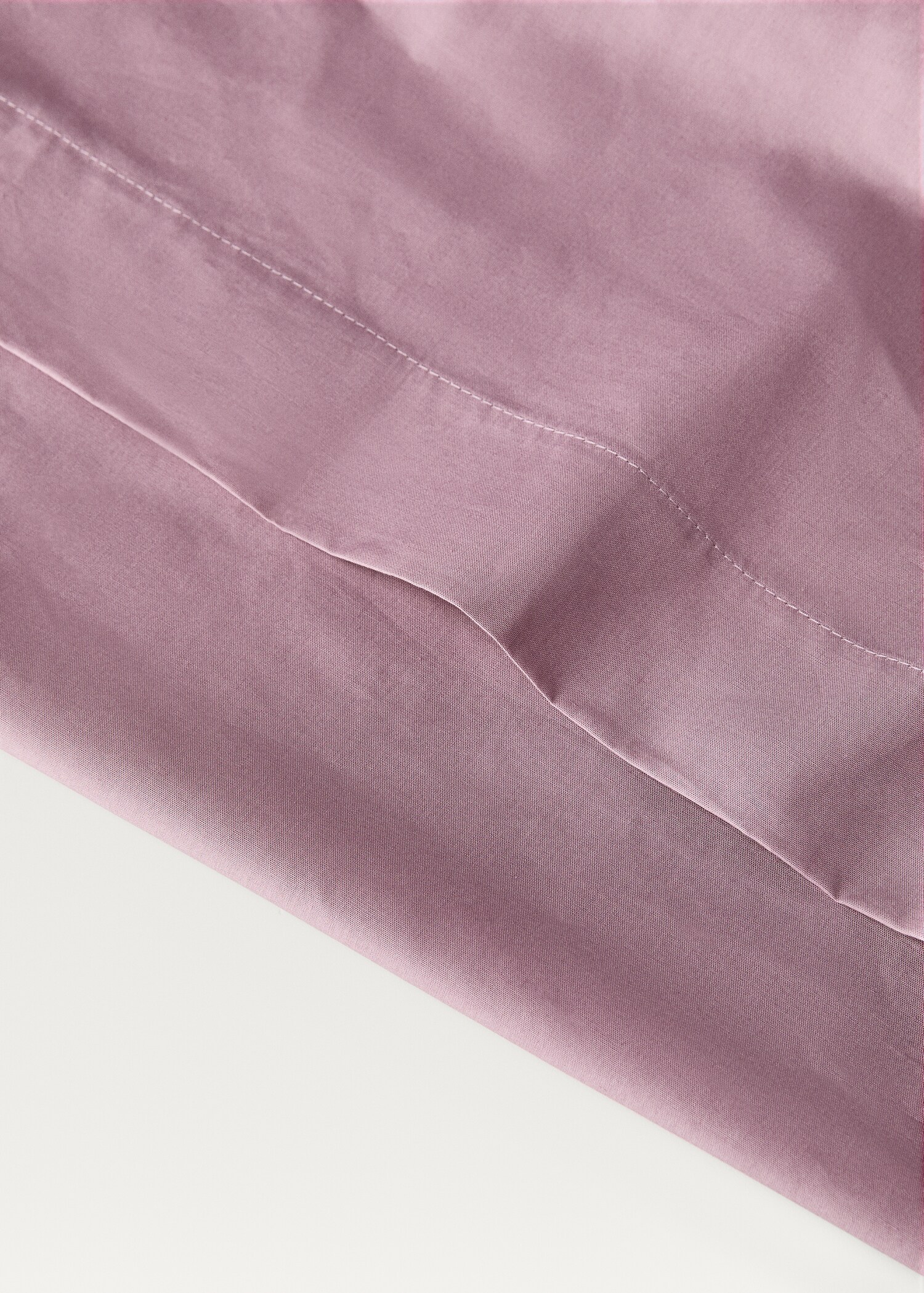 Cotton percale fitted sheet for 150/160 cm bed - Details of the article 1