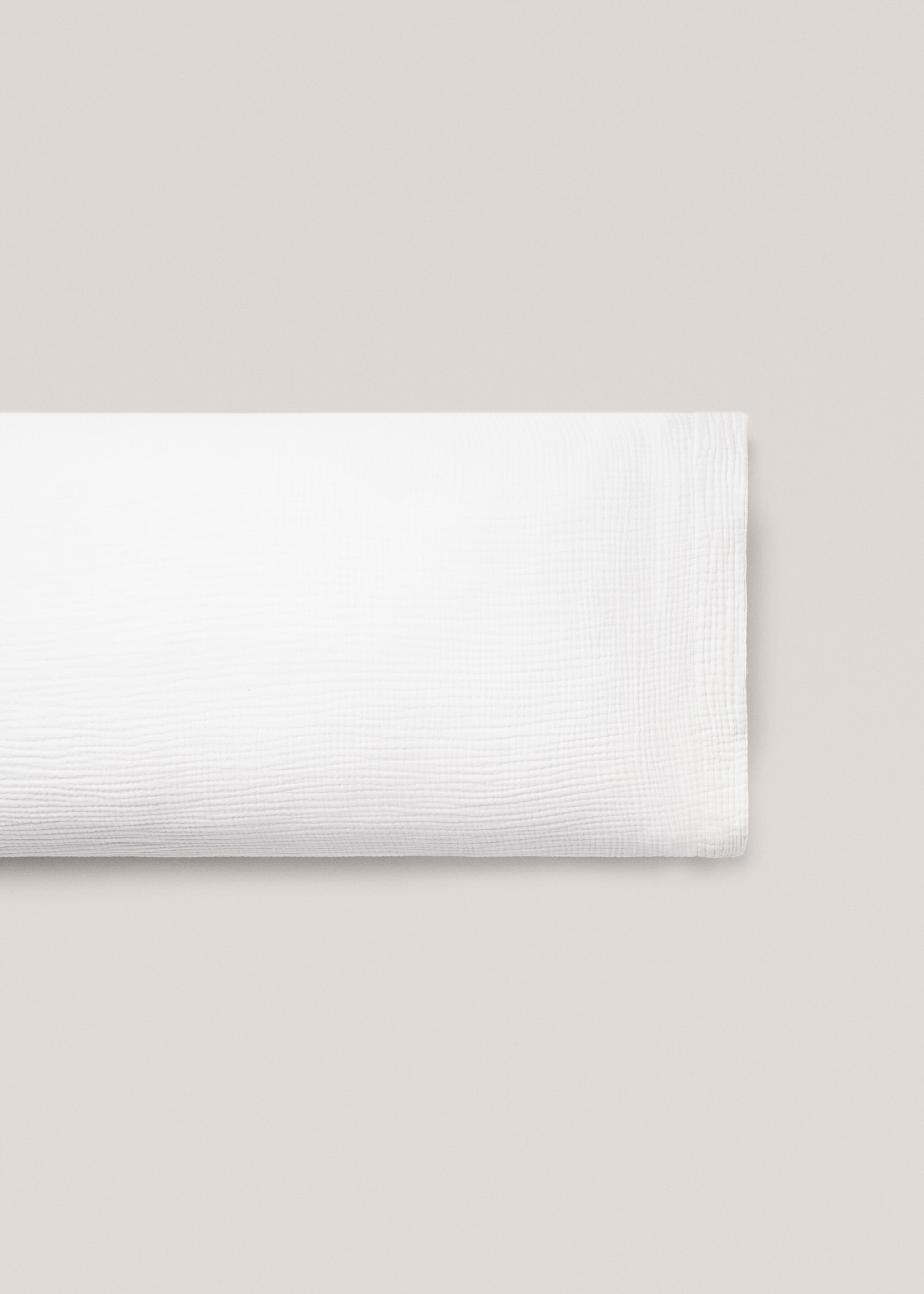 Kopfkissenbezug aus Baumwoll-Musselin 45 x 110 cm - Artikel ohne Model