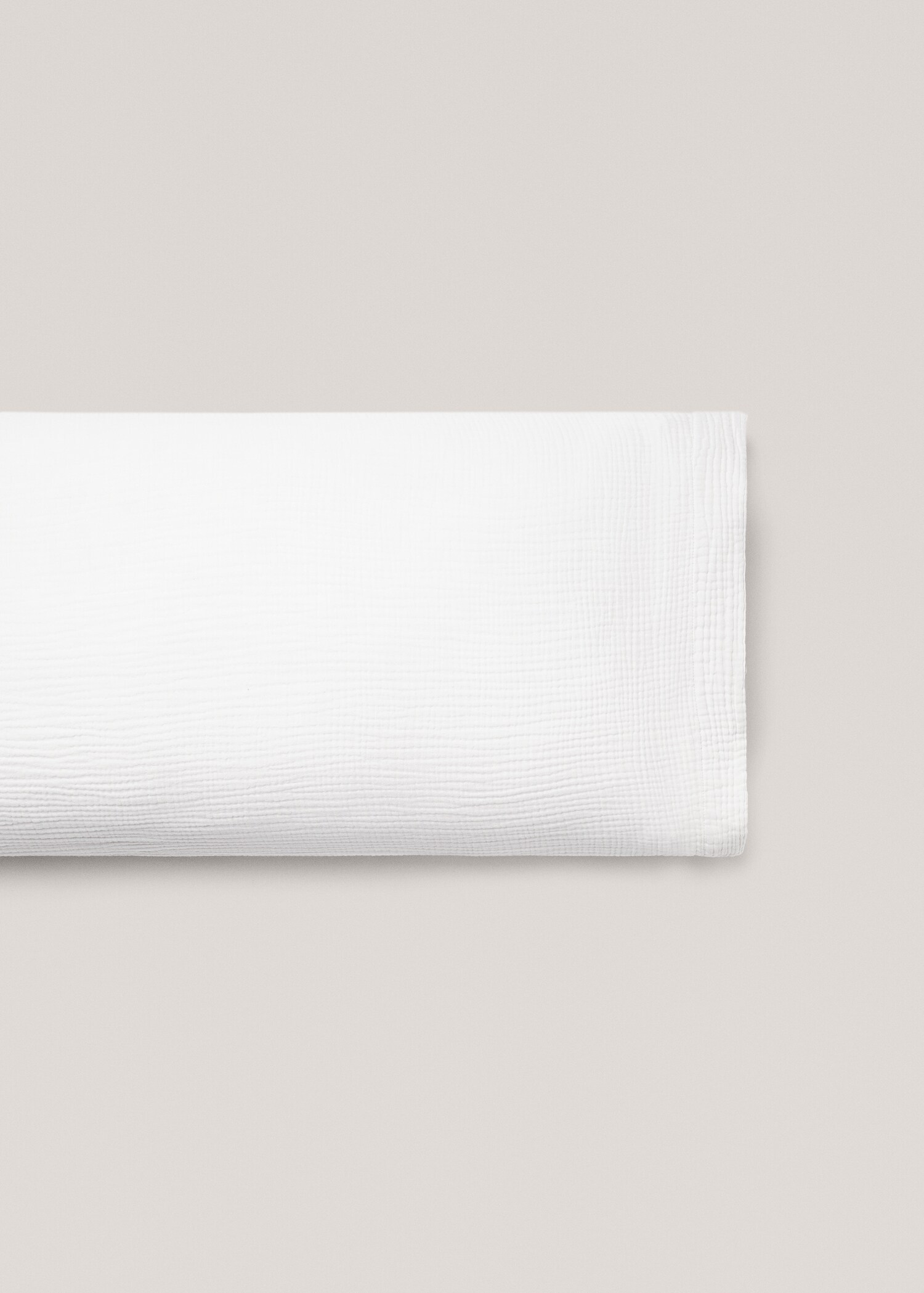 Kopfkissenbezug aus Baumwoll-Musselin 45 x 110 cm - Artikel ohne Model